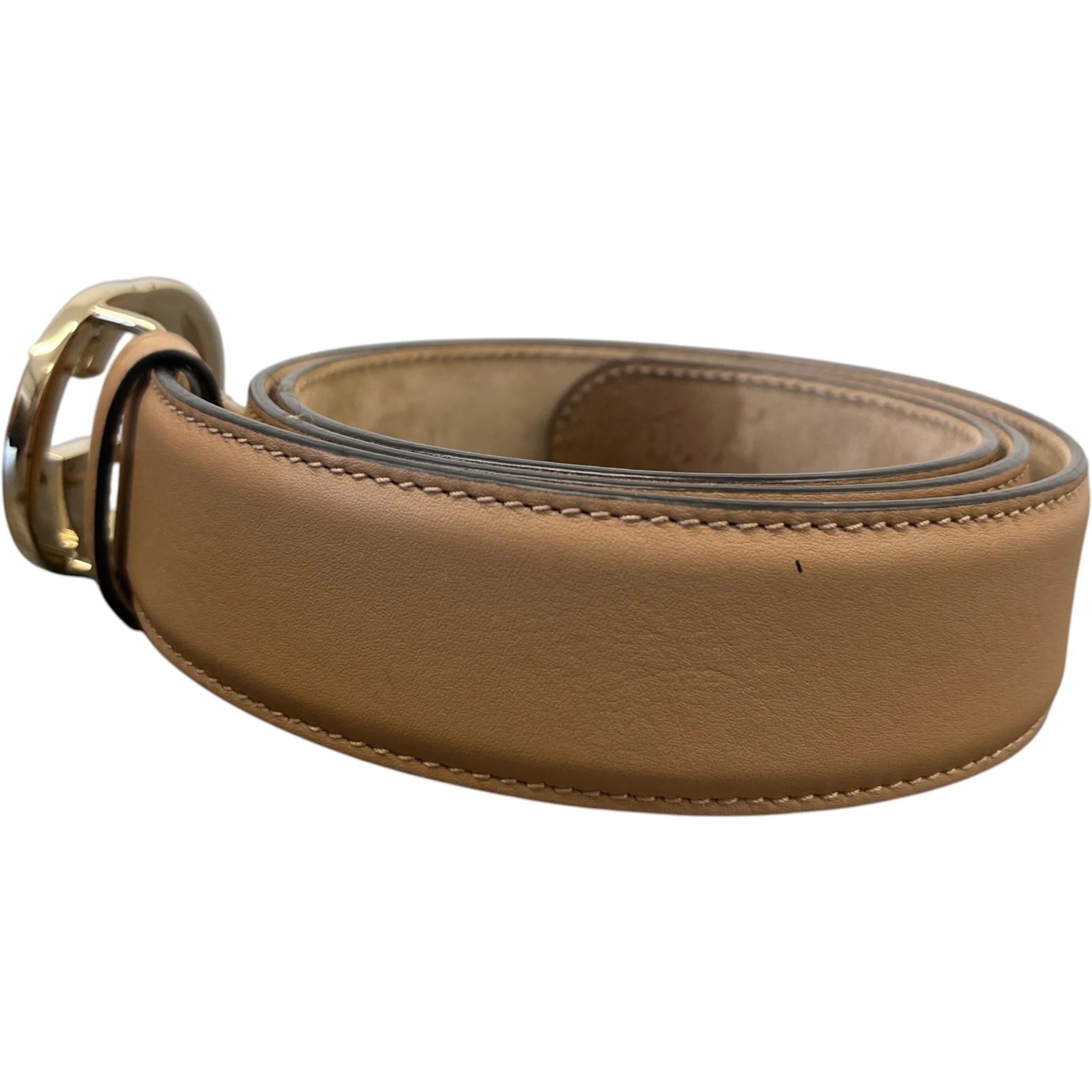 Women's Interlocking G Belt Beige Size 85CM / UK 10 - Image 4