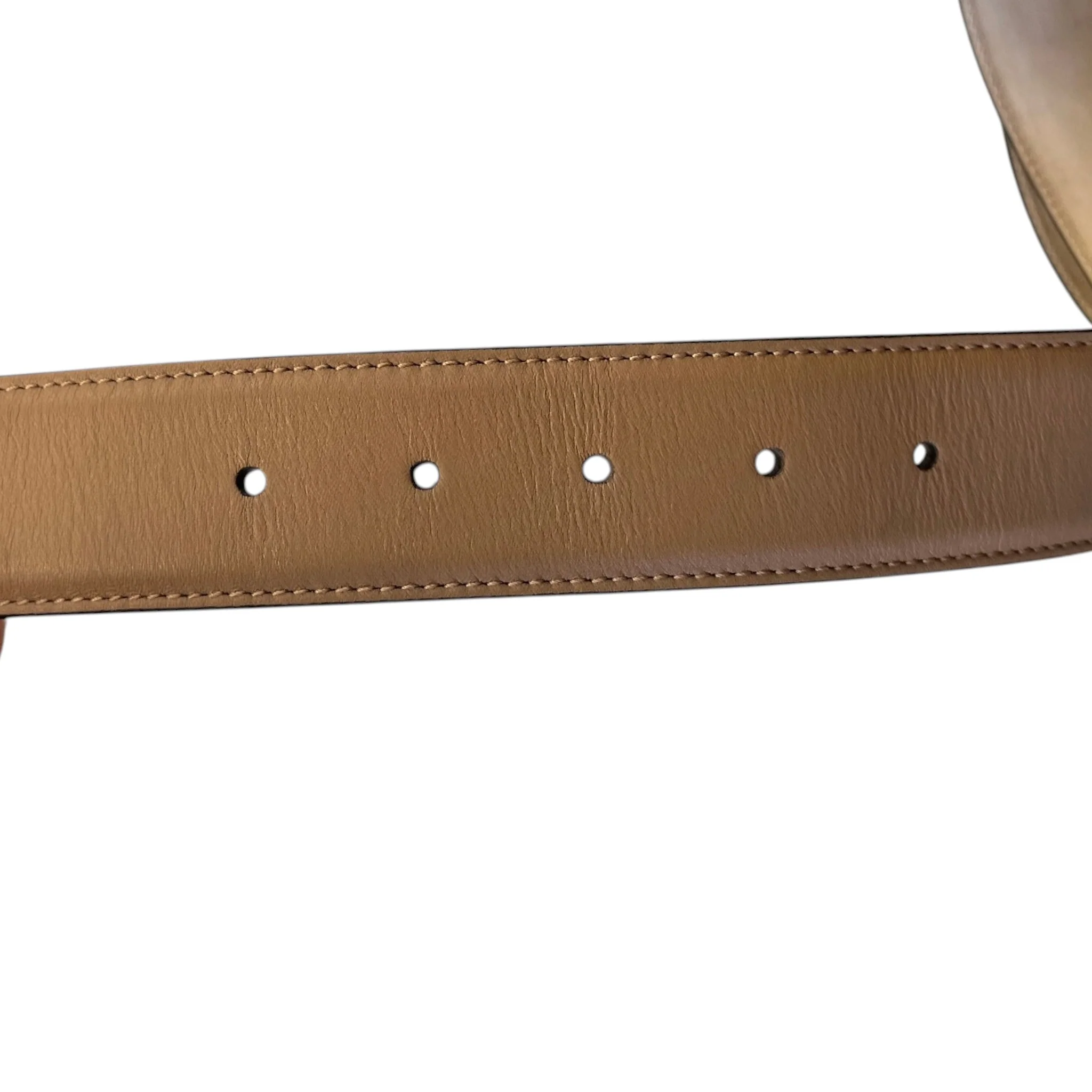 Women's Interlocking G Belt Beige Size 85CM / UK 10 - Image 7