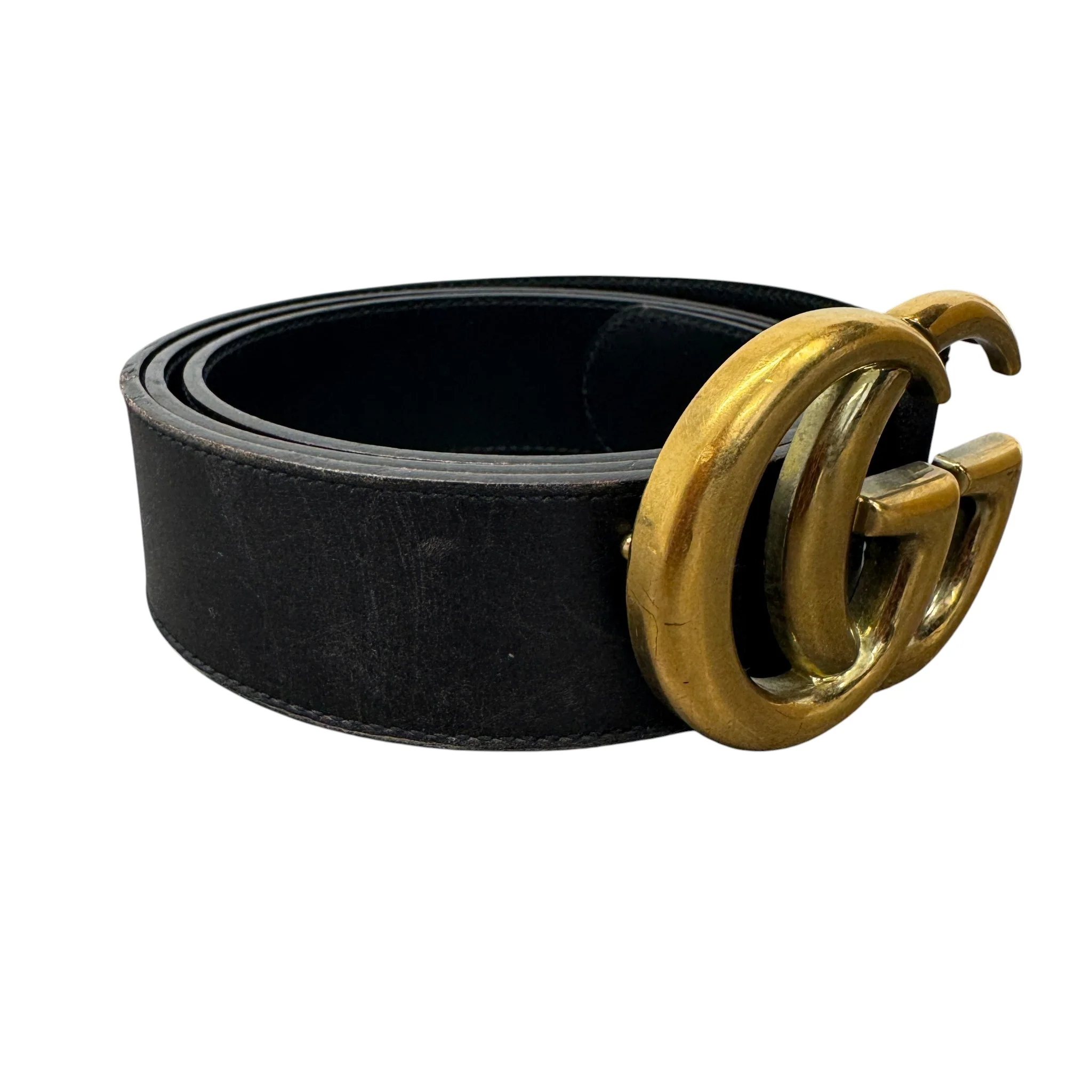 Women's Interlocking G Belt Black Size Waist 36" - Image 2