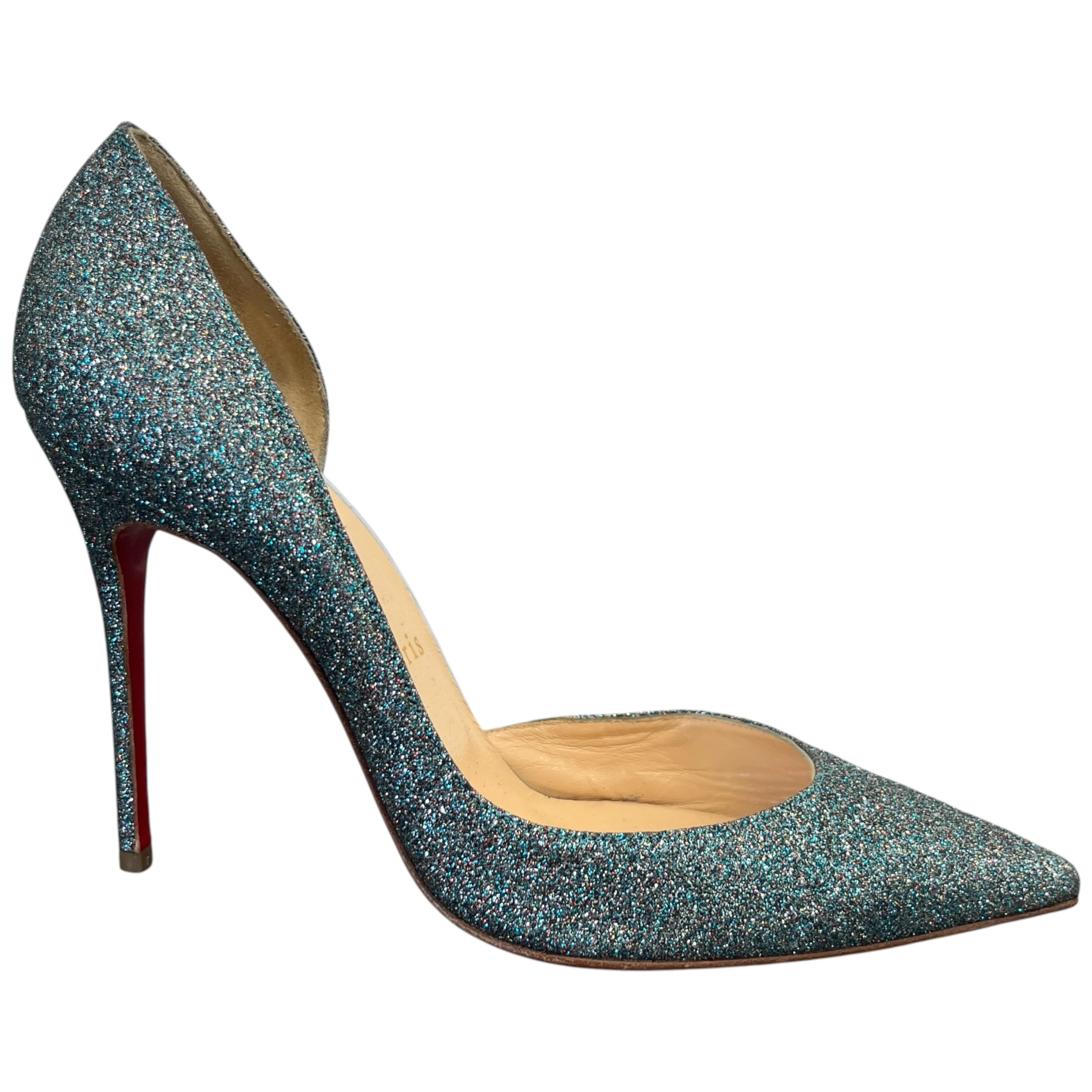 Women's Iriza 100 Glitter Pump Heels Blue Size EU 38 / UK 5