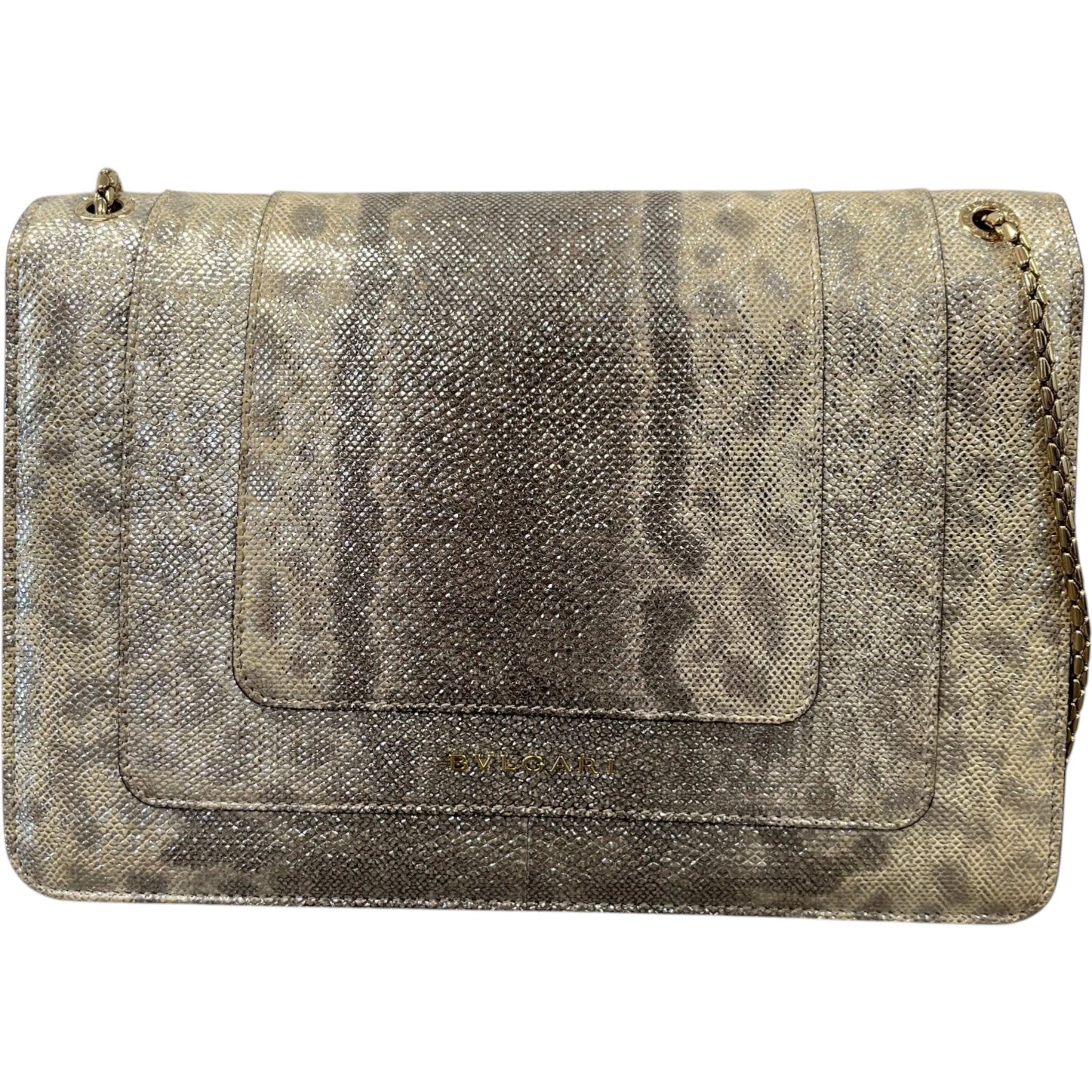 Women's Karung Serpenti Forever Bag Gold - Image 3