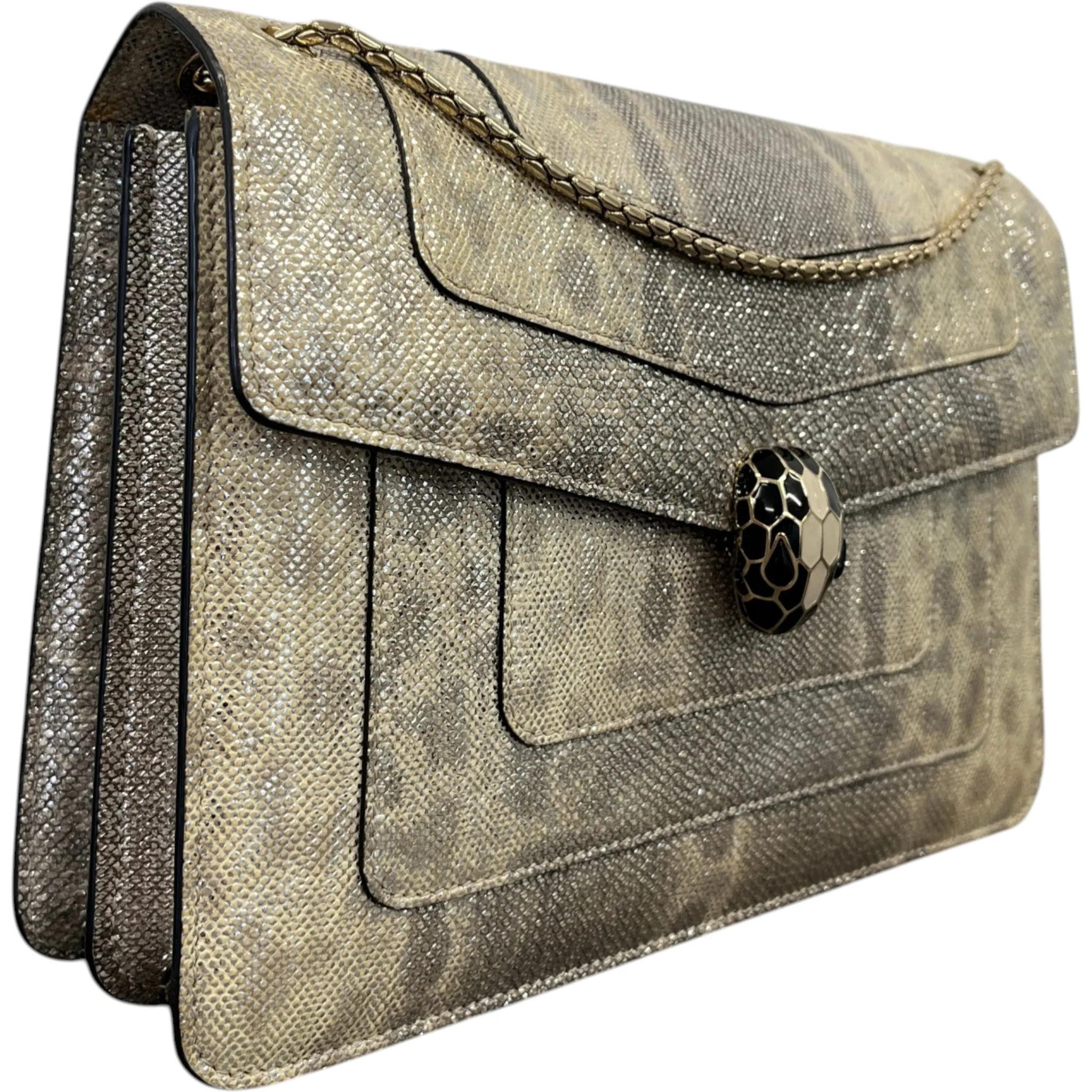 Women's Karung Serpenti Forever Bag Gold - Image 5