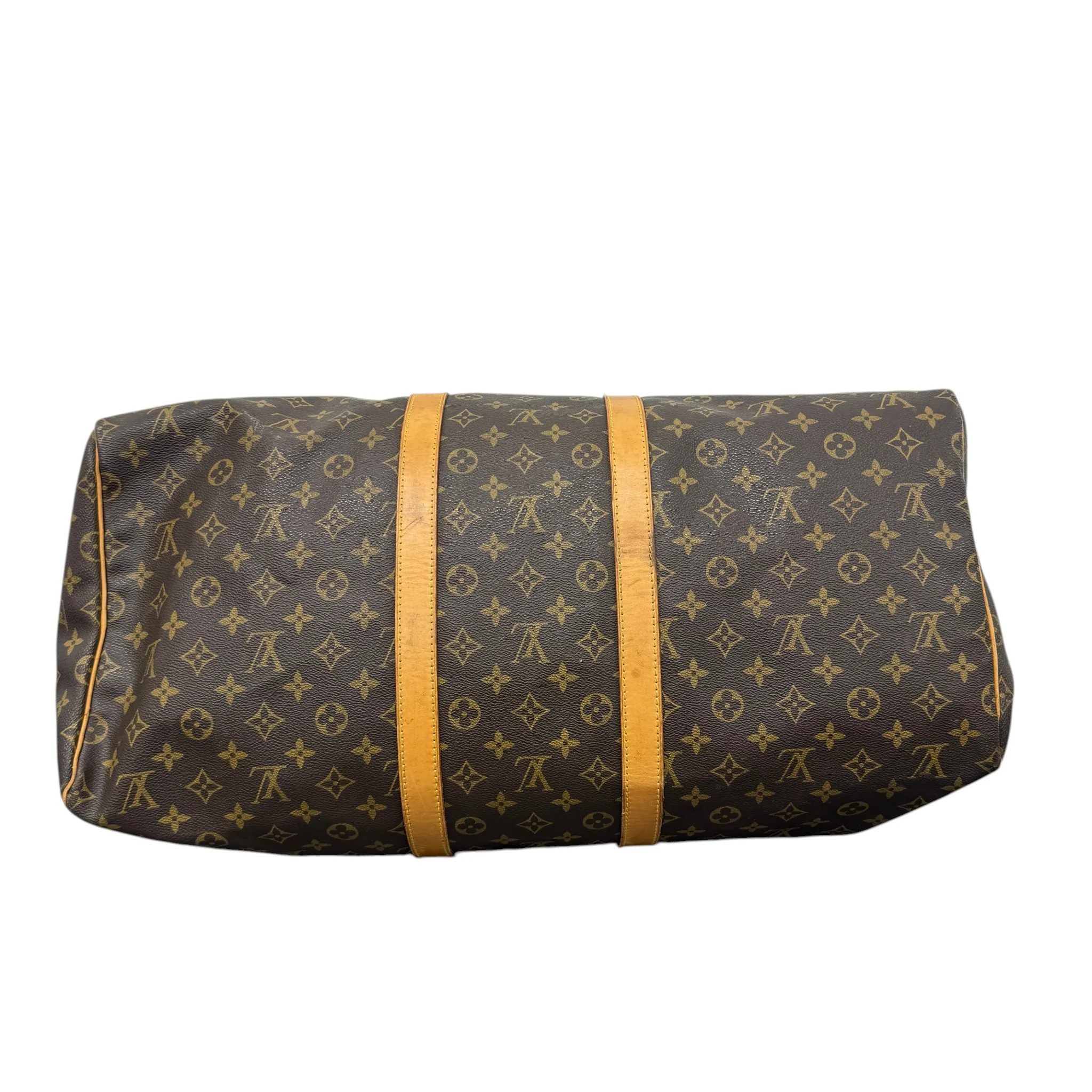 Women's Keepall 55 Bag Brown - Image 10