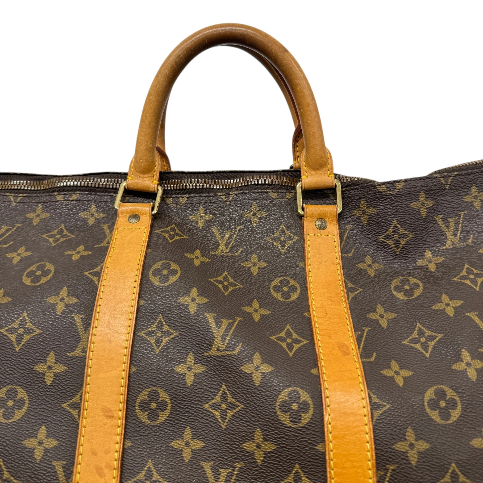 Women's Keepall 55 Bag Brown - Image 5
