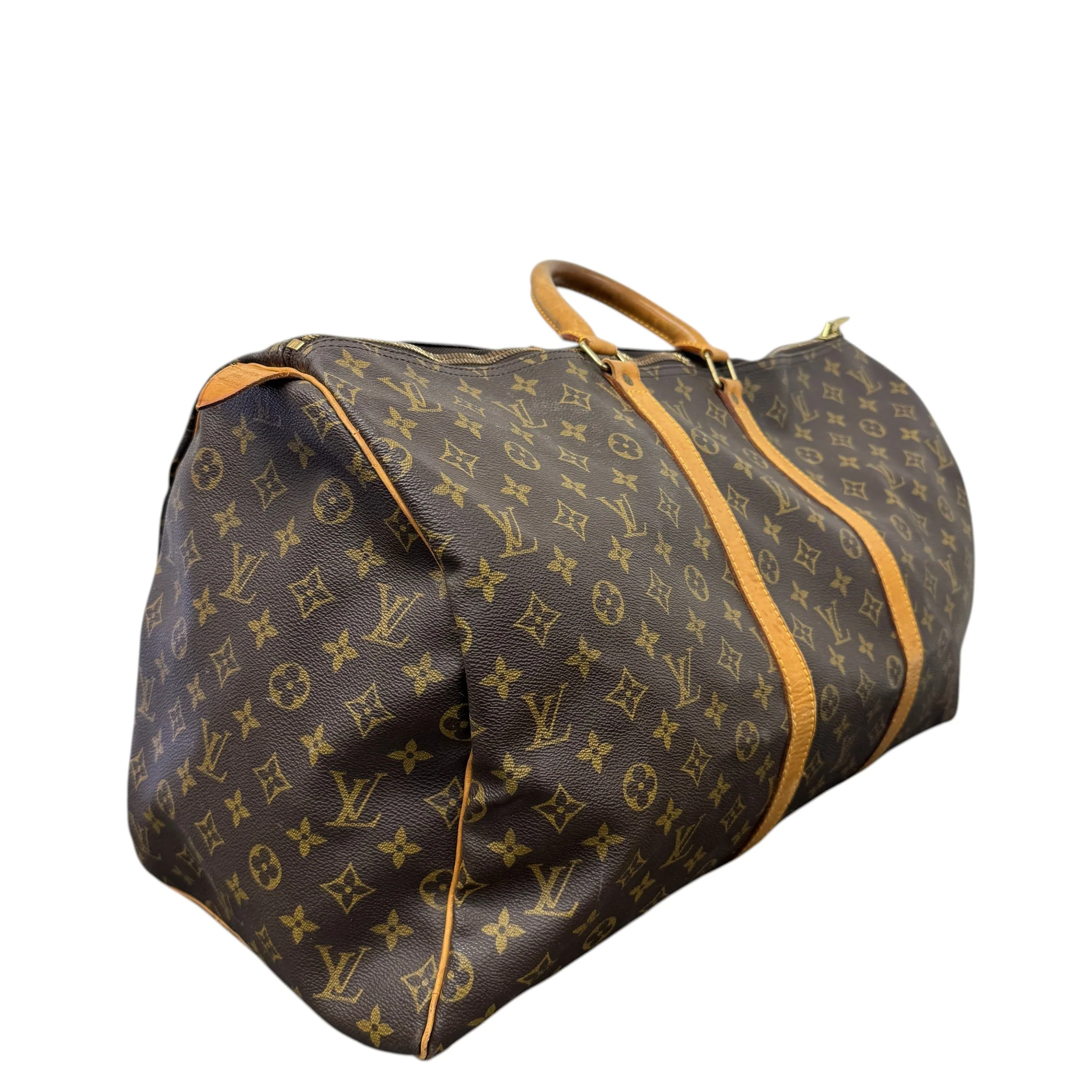 Women's Keepall 55 Bag Brown - Image 6