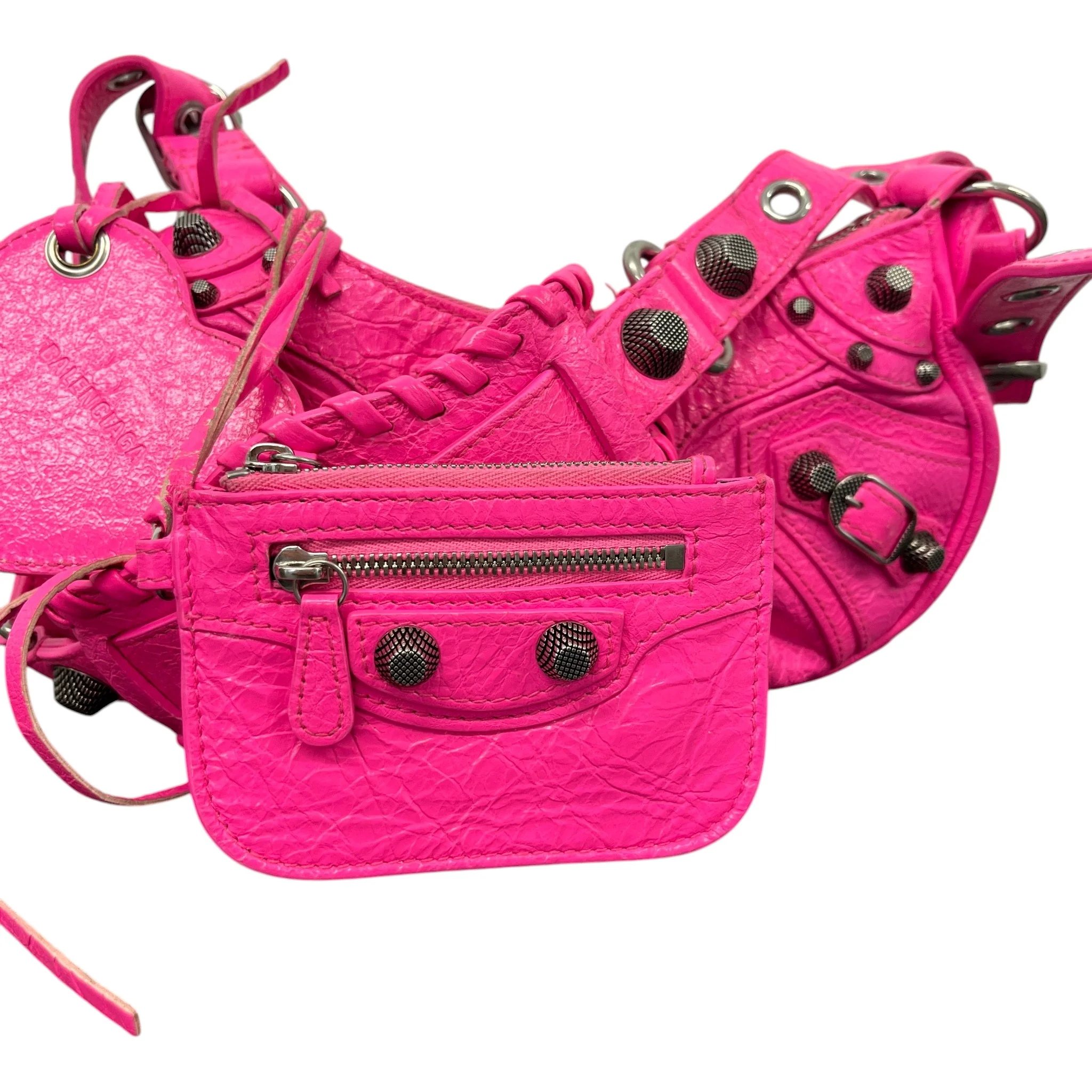 Women's Le Cagole Xs Shoulder Bag Pink - Image 6