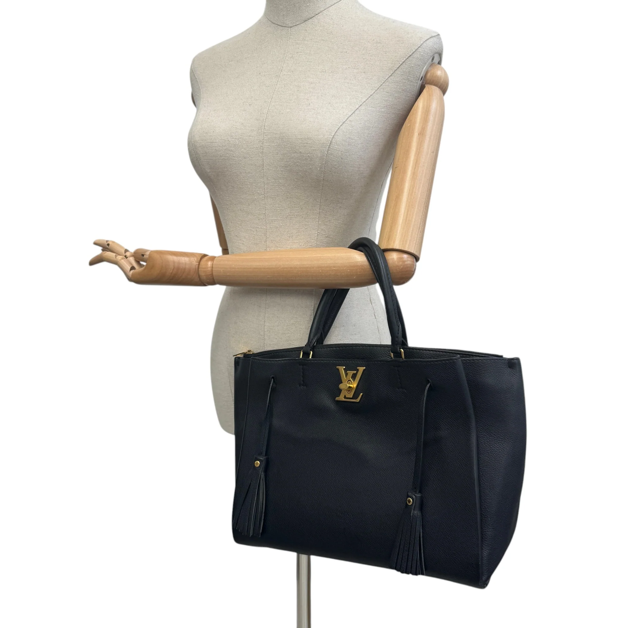 Women's Lockme Tote Bag Black - Image 2