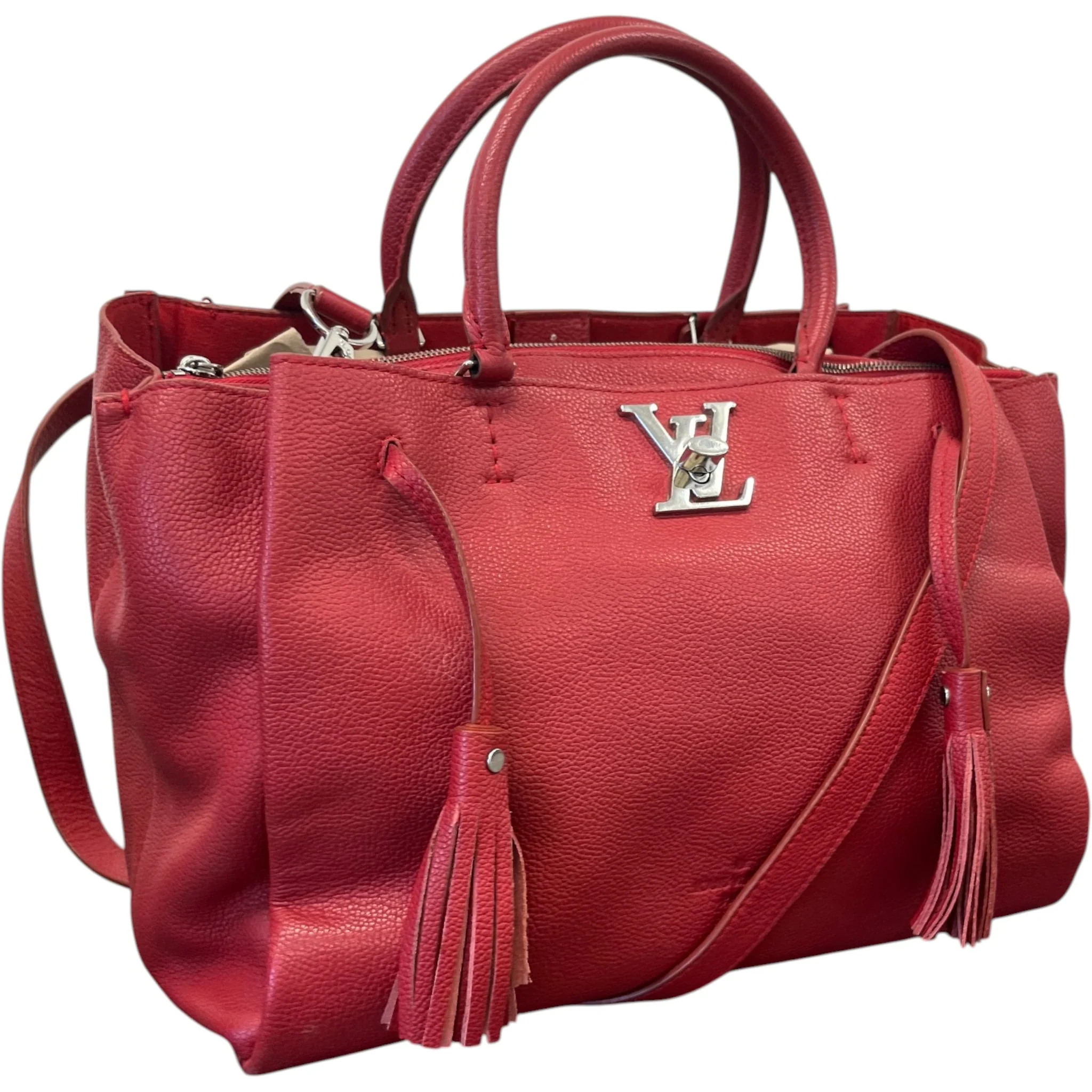 Women's Lockmeto Tote Bag Red - Image 5
