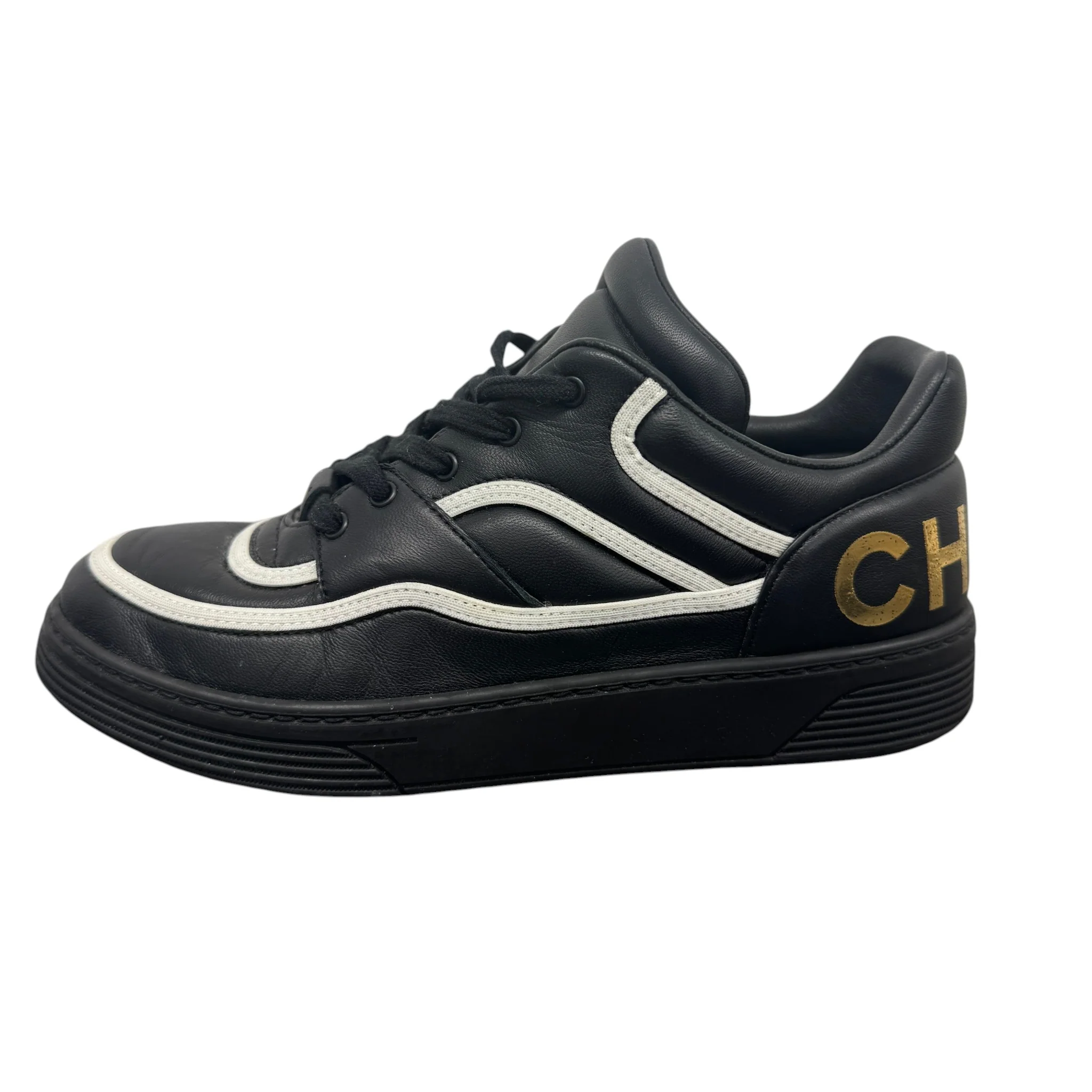 Women's Logo Low Trainers Black Size EU 37.5 / UK 4.5 - Image 4