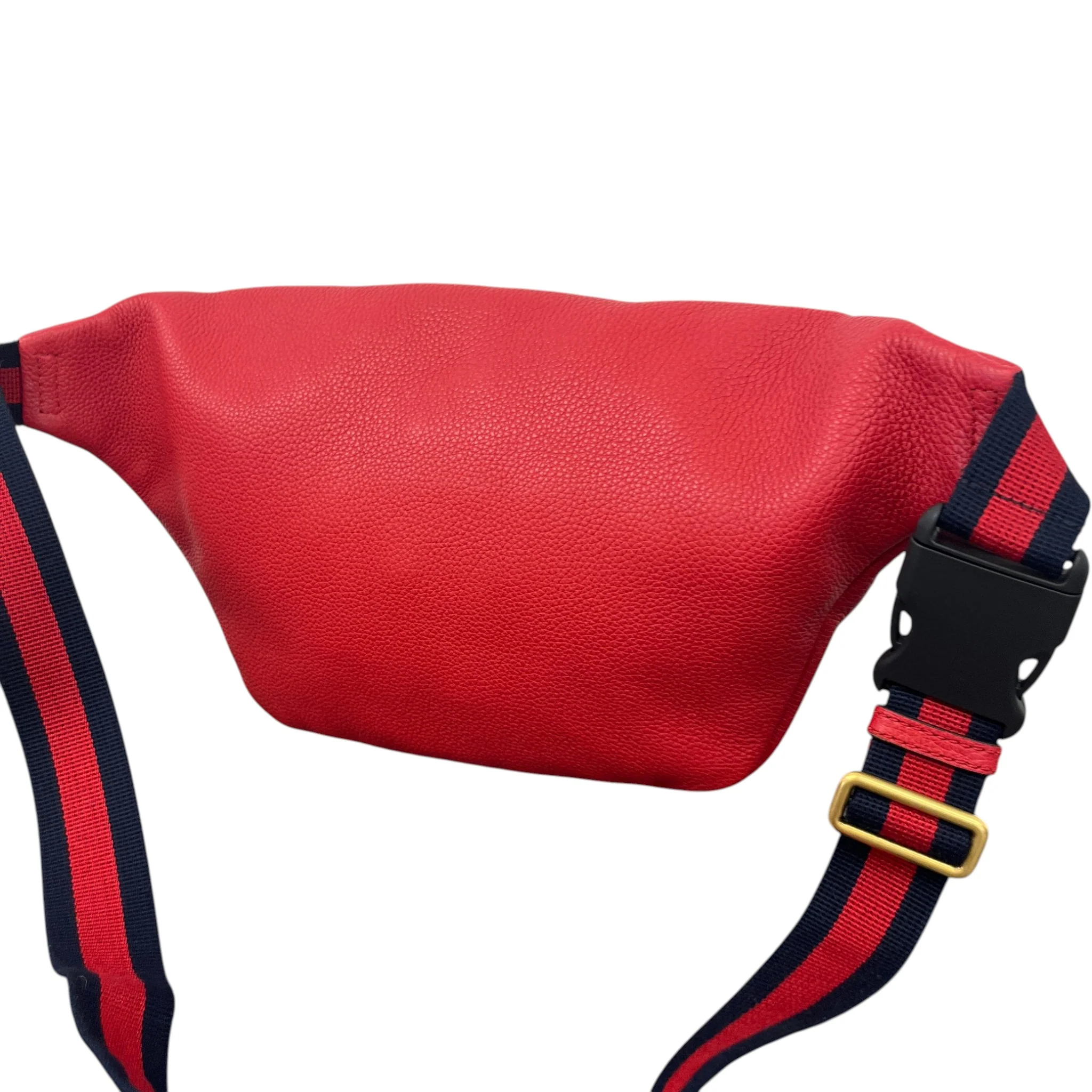 Women's Logo Print Belt Bag Red - Image 9