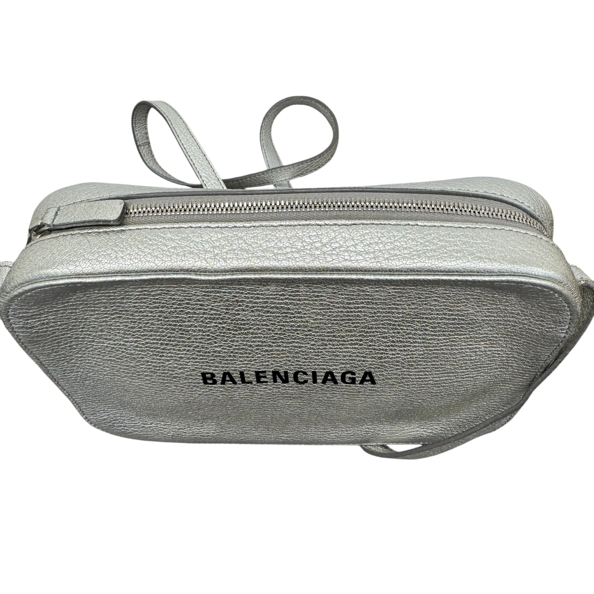 Women's Logo Print Camera Bag Silver - Image 5