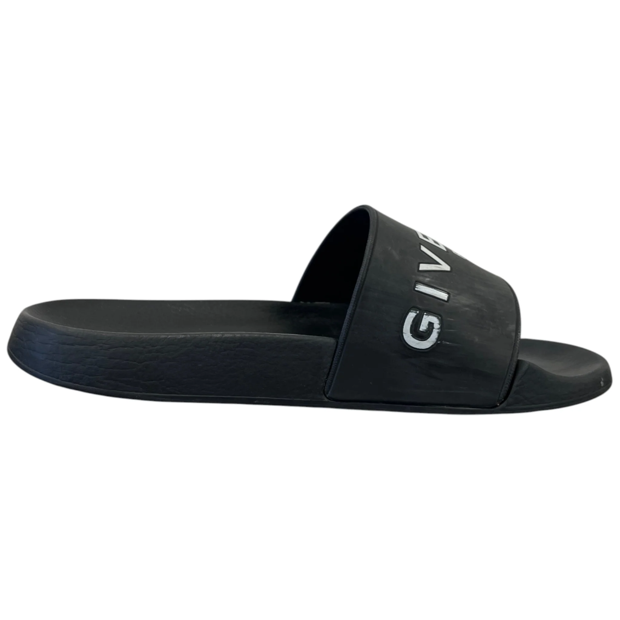 Women's Logo Print Slides Black Size EU 38 / UK 5 - Image 4