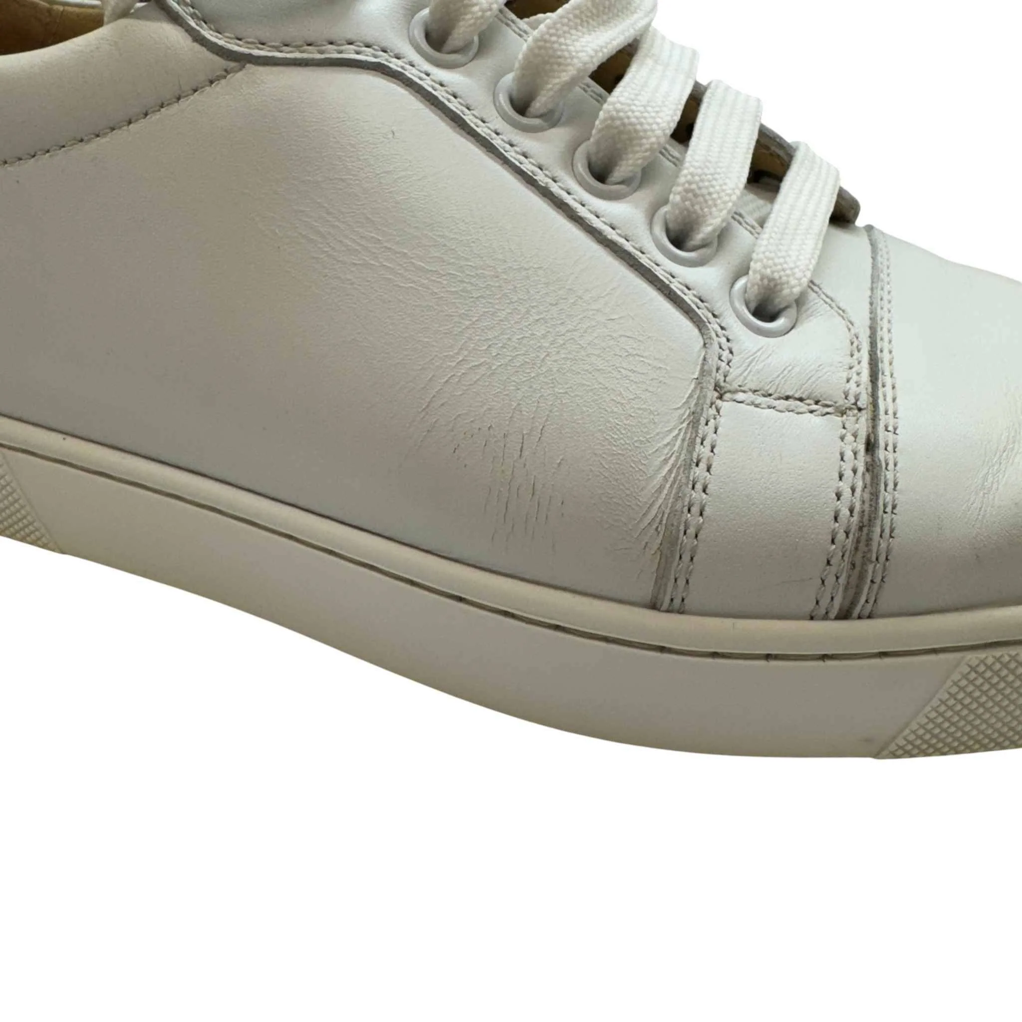 Women's Louis Junior Flat Low Trainers White Size EU 36 / UK 3 - Image 14