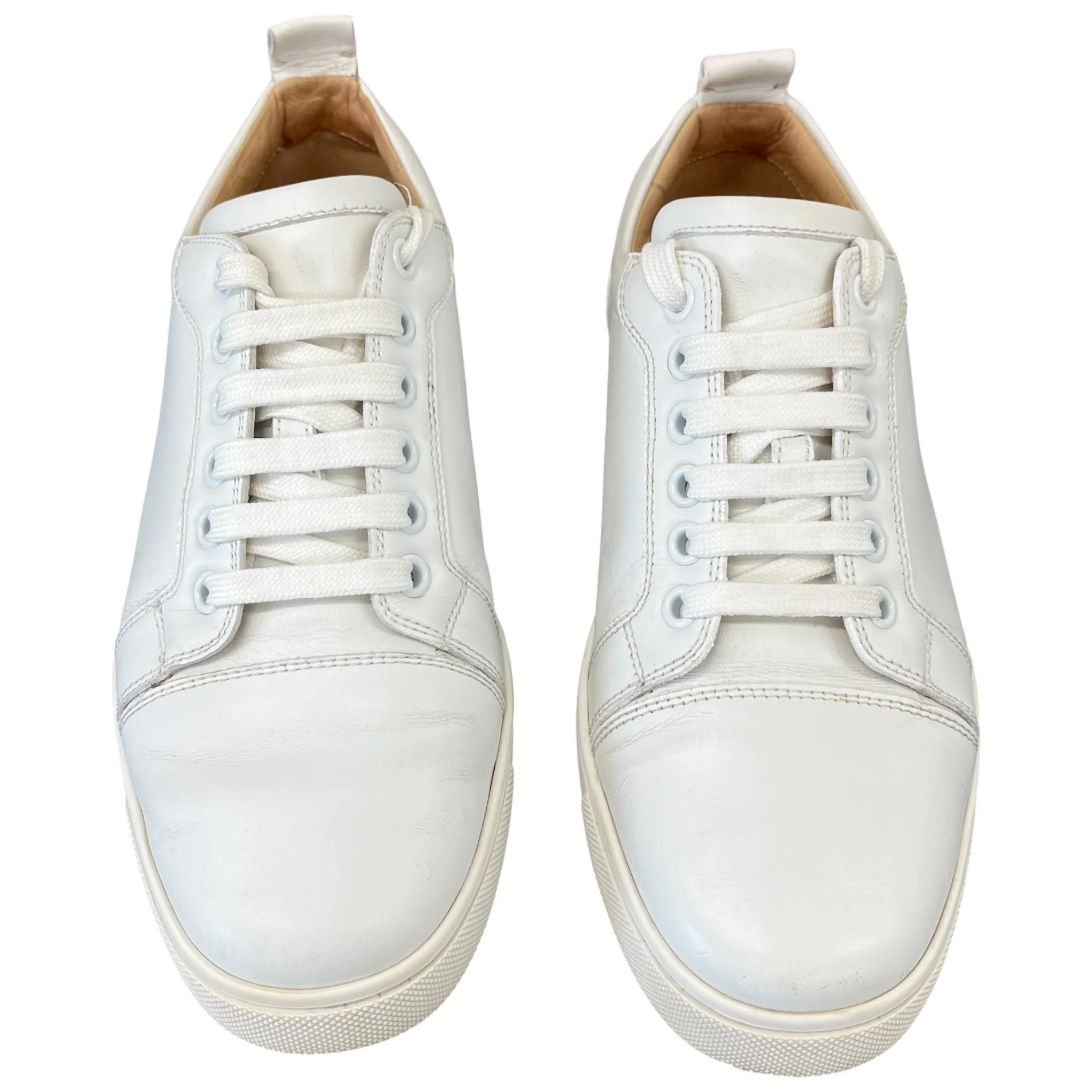 Women's Louis Junior Flat Low Trainers White Size EU 36 / UK 3 - Image 6
