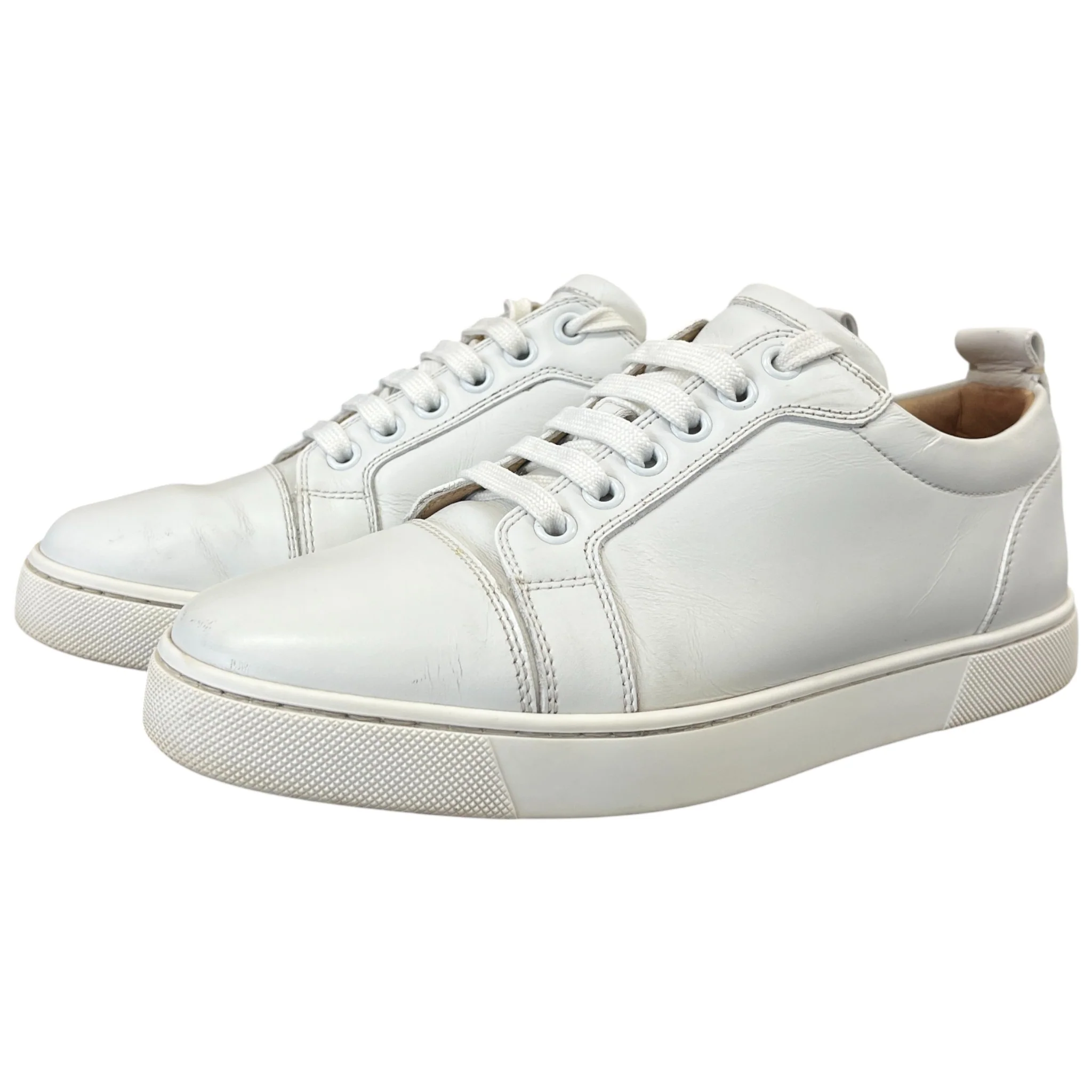Women's Louis Junior Flat Low Trainers White Size EU 36 / UK 3 - Image 8