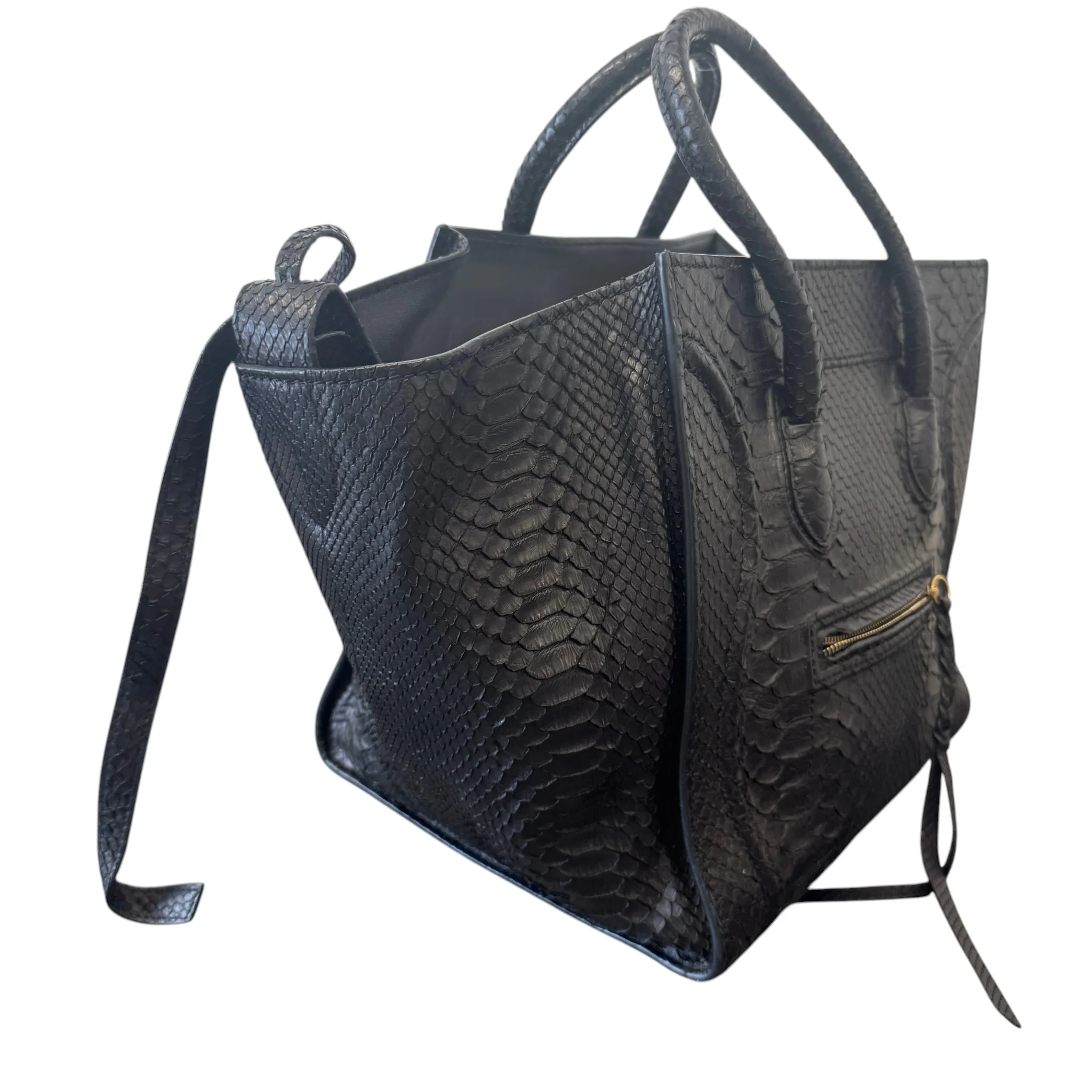 Women's Luggage Phantom Tote Bag Black - Image 4