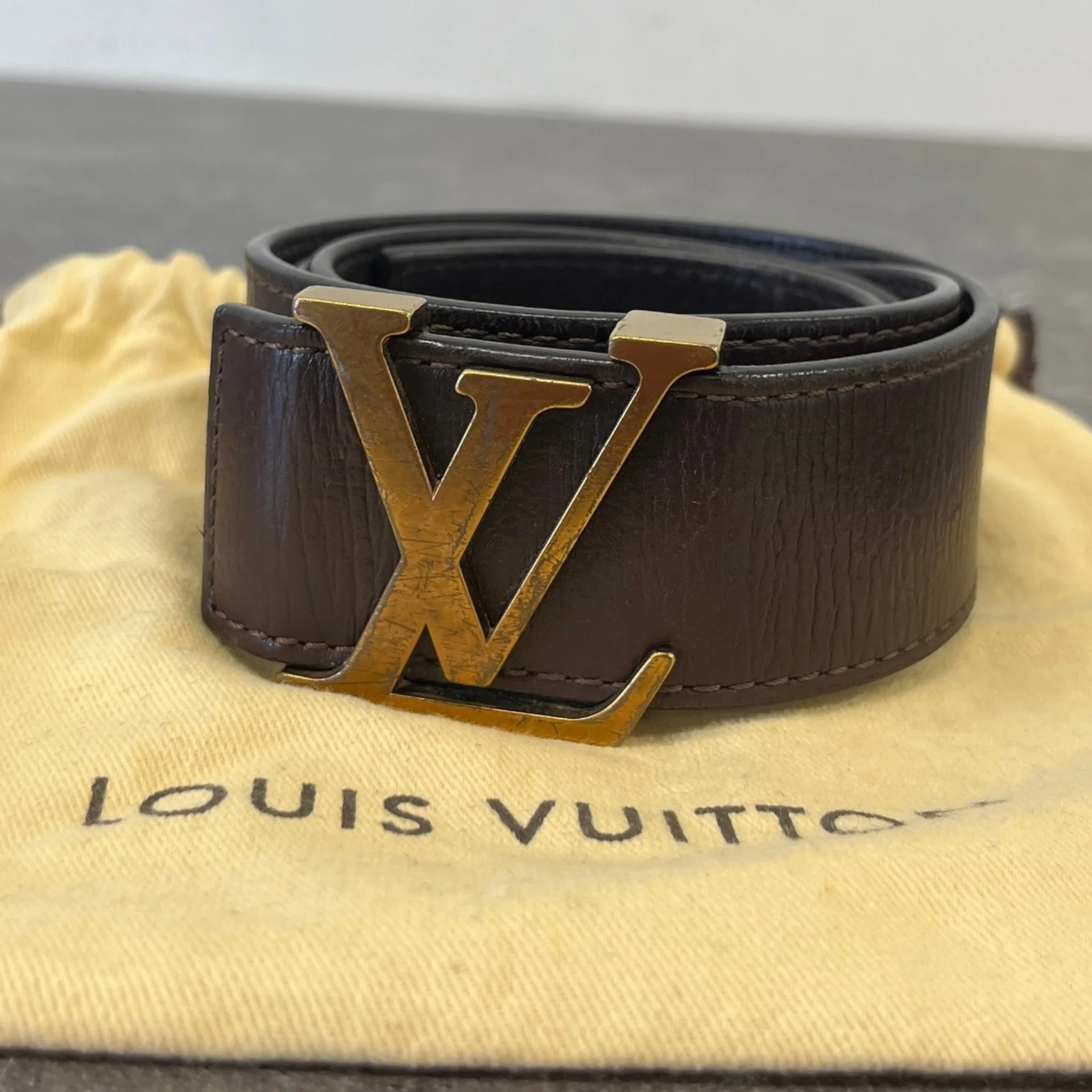 Women's Lv Belt Brown Size 80CM / UK 8 - Image 7