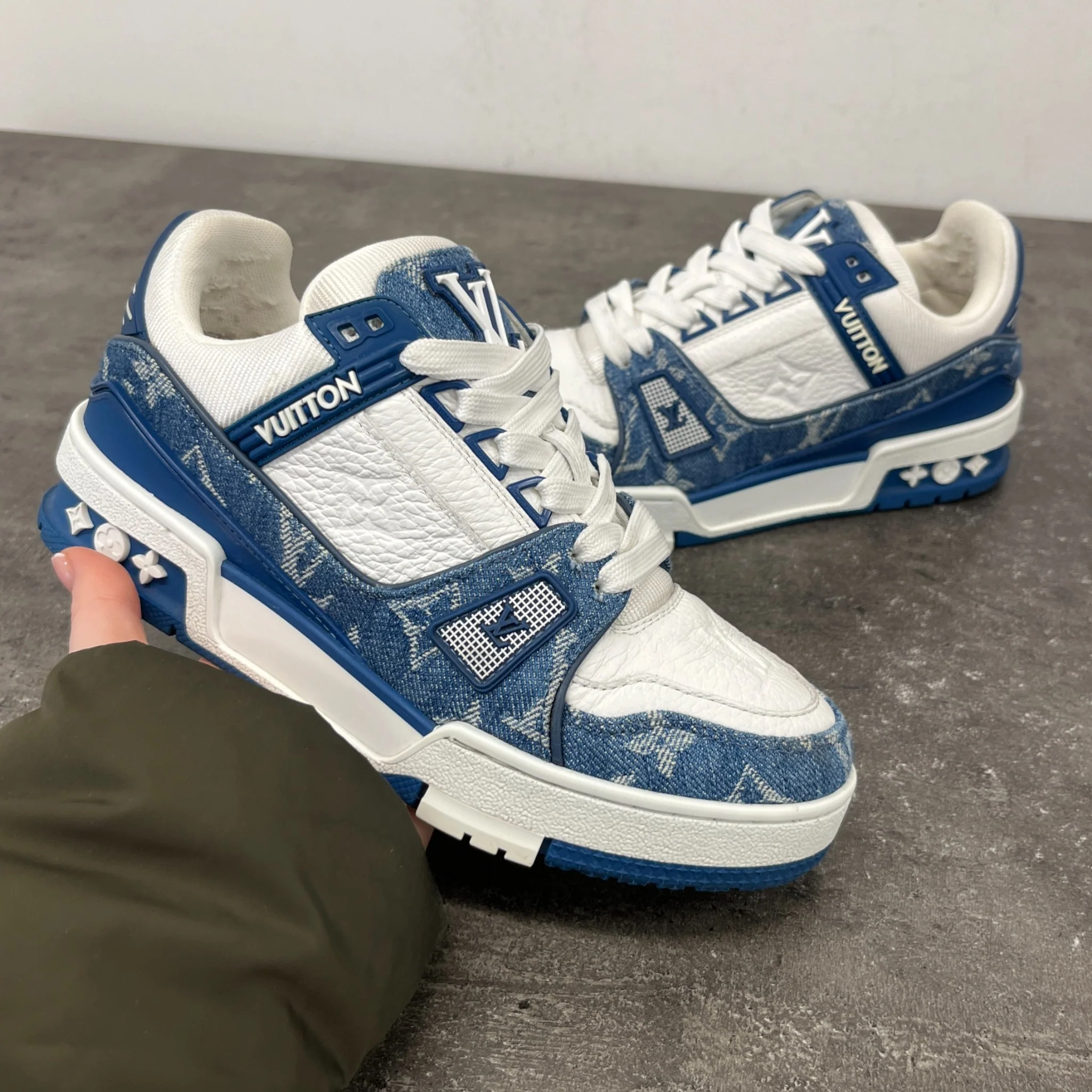 Women's Lv Denim Low Trainers Blue Size EU 35 / UK 2 - Image 12