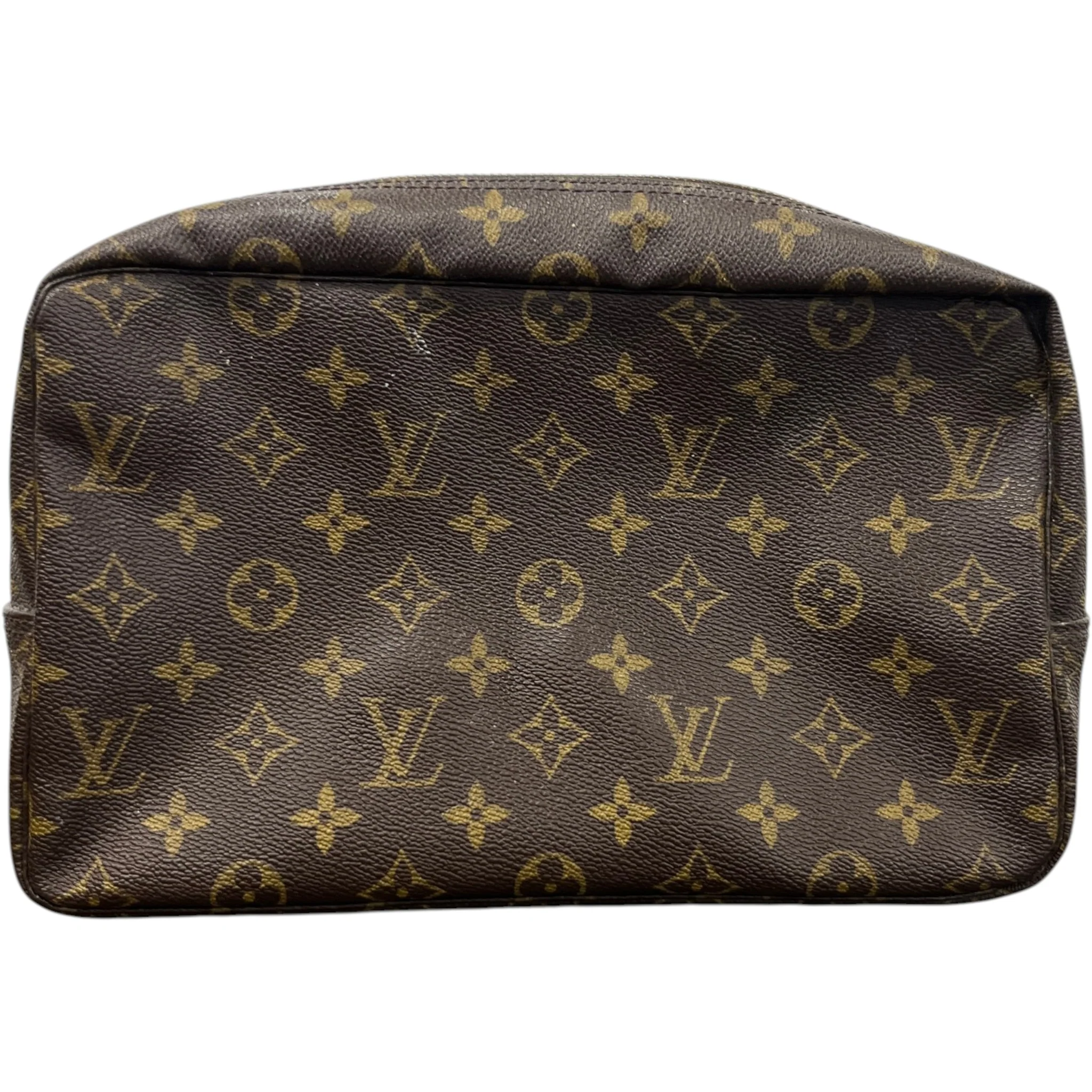 Women's M47522 Monogram Trousse Toilette 28 Pouch Brown - Image 3