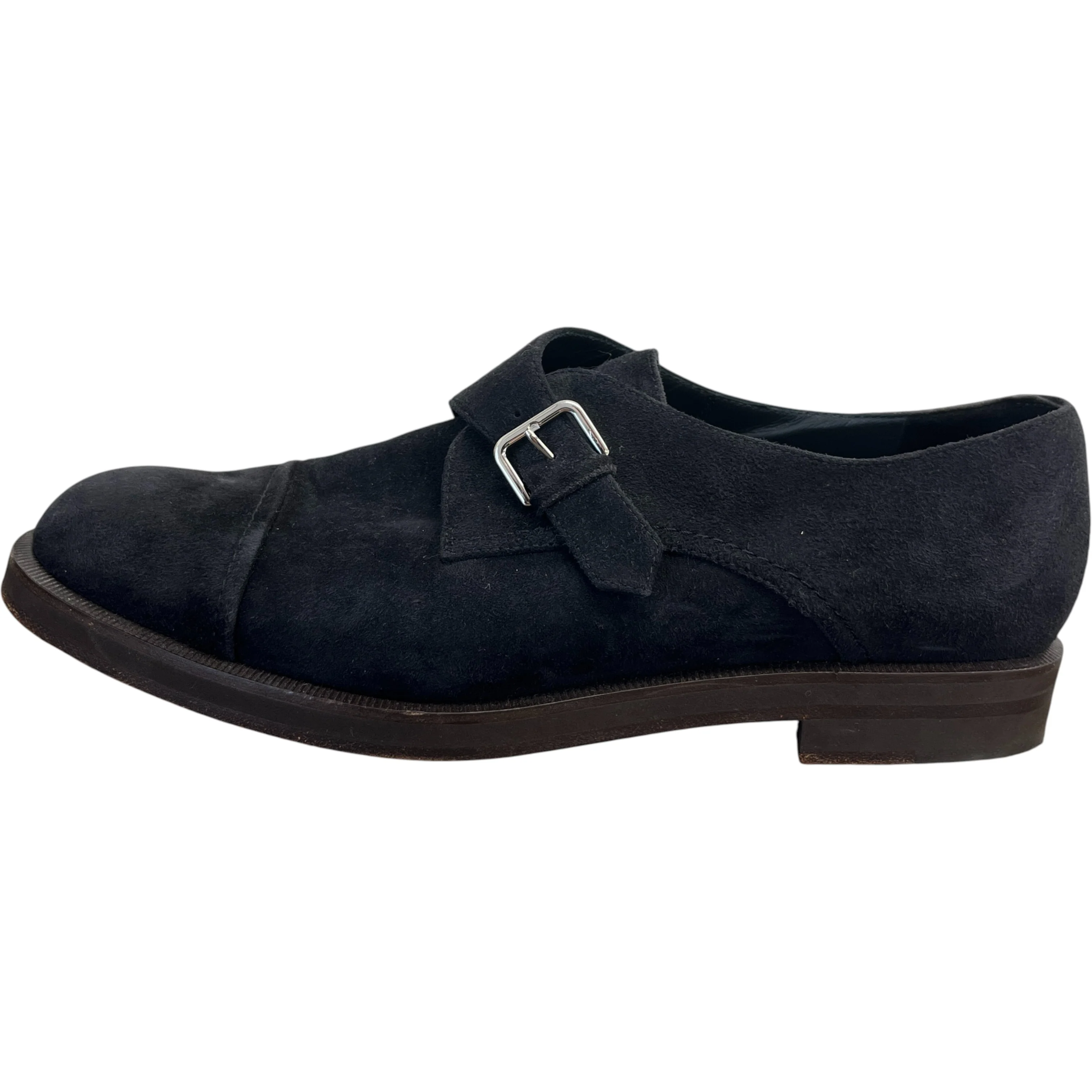 Women's Meryl Monk Strap Suede Loafers Charcoal Size EU 38.5 / UK 5.5 - Image 5