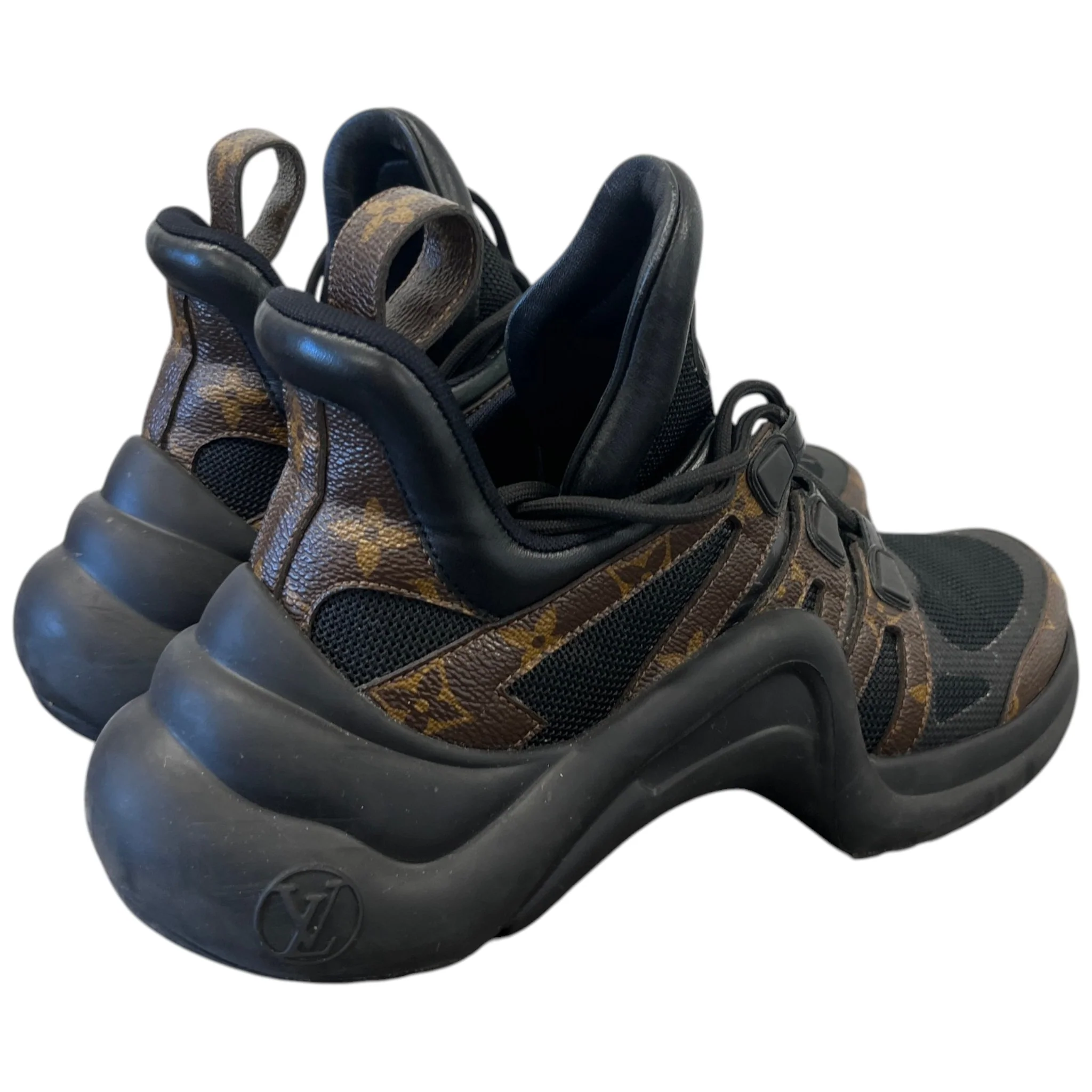 Women's Monogram Archlight Low Trainers Black Size EU 38.5 / UK 5.5 - Image 8