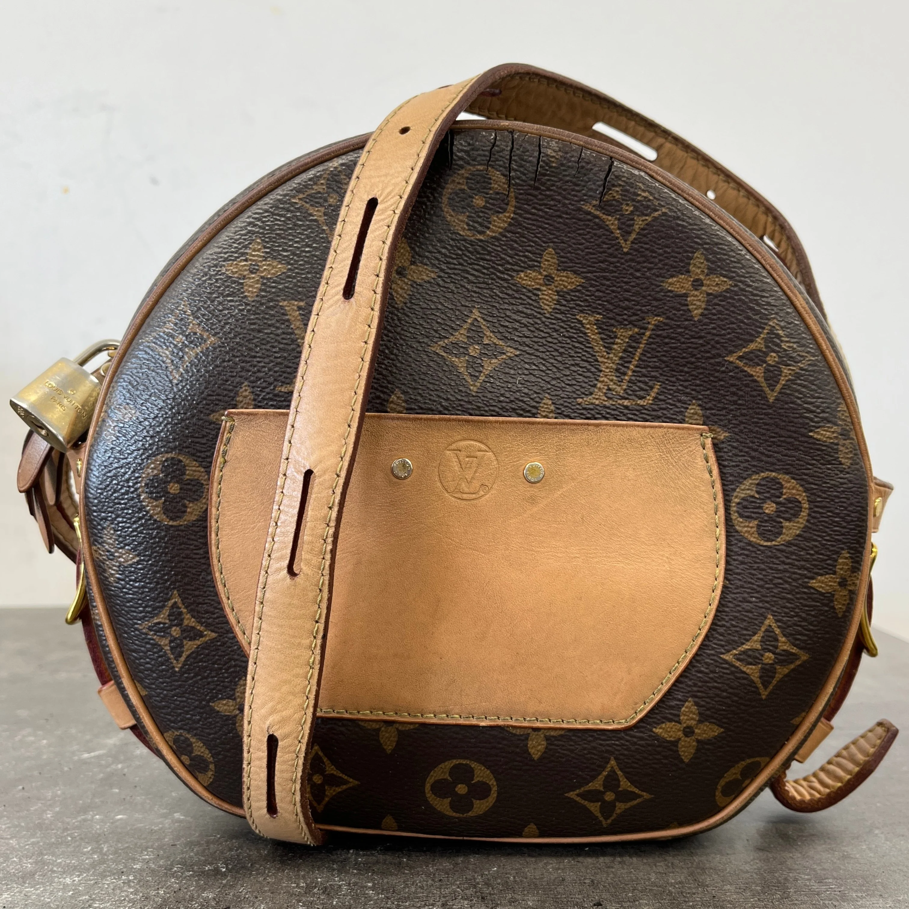 Women's Monogram Boite Chapeau Souple Pm Bag Brown - Image 8