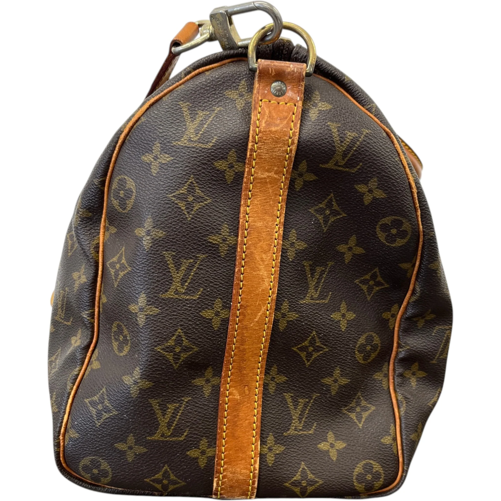 Women's Monogram Keepall Bandoulière 45 Bag Brown - Image 6