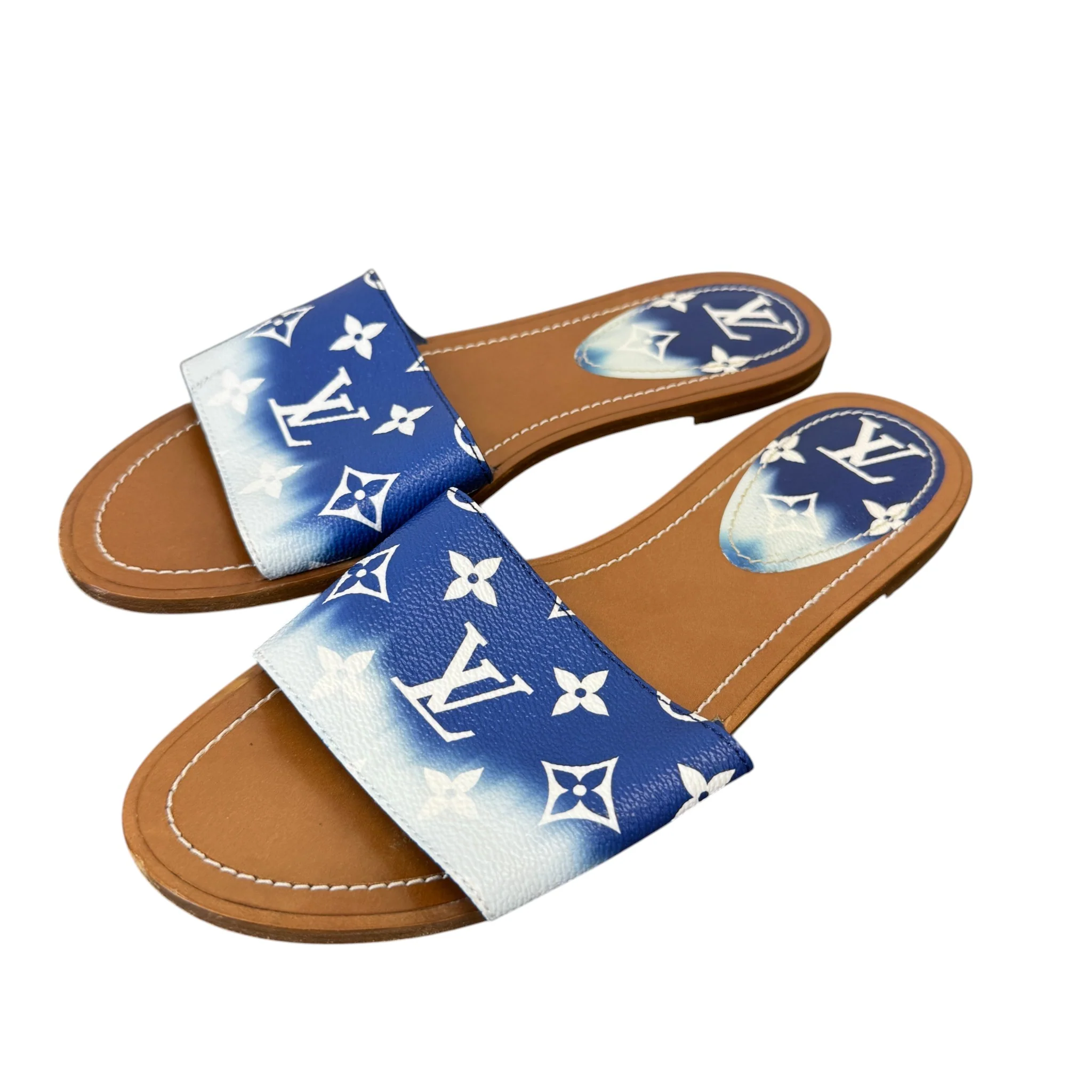 Women's Monogram  Lock It Slides Navy Size EU 40 / UK 7 - Image 7