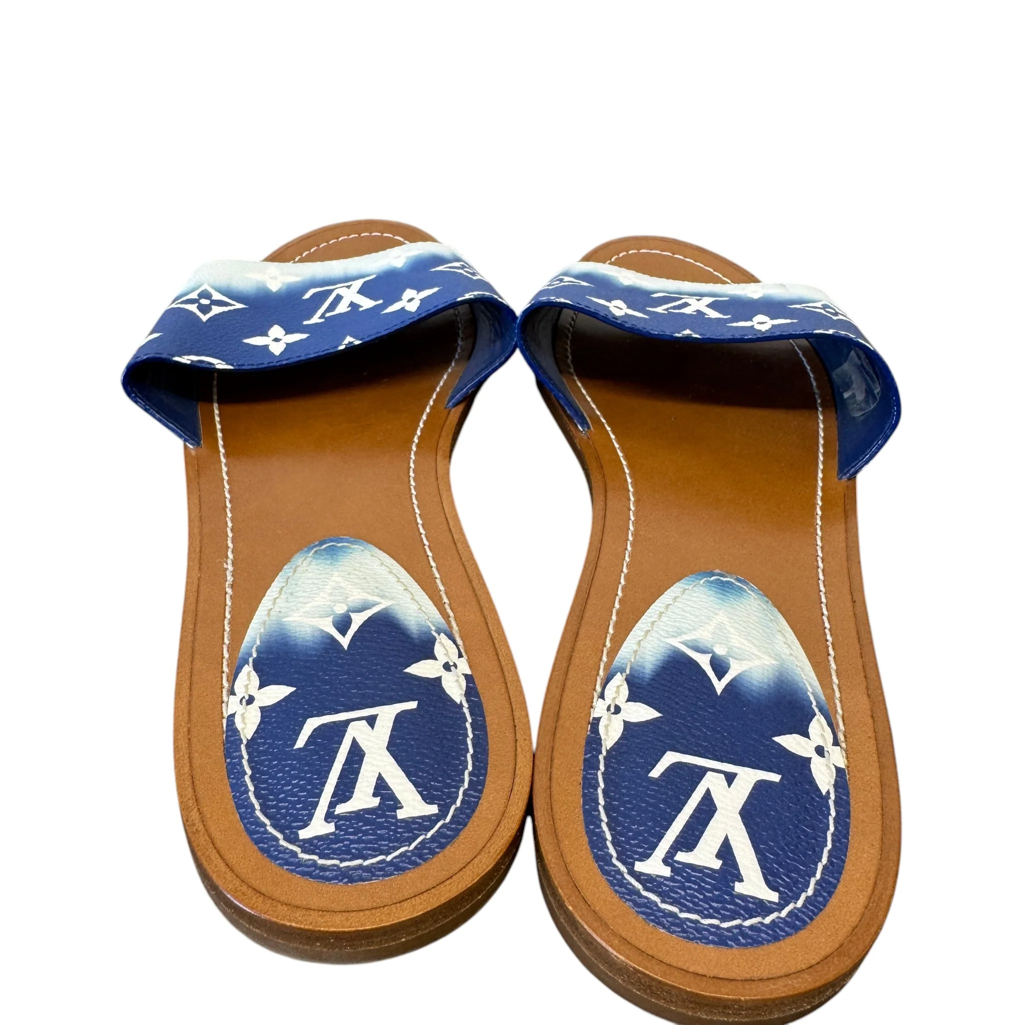 Women's Monogram  Lock It Slides Navy Size EU 40 / UK 7 - Image 9
