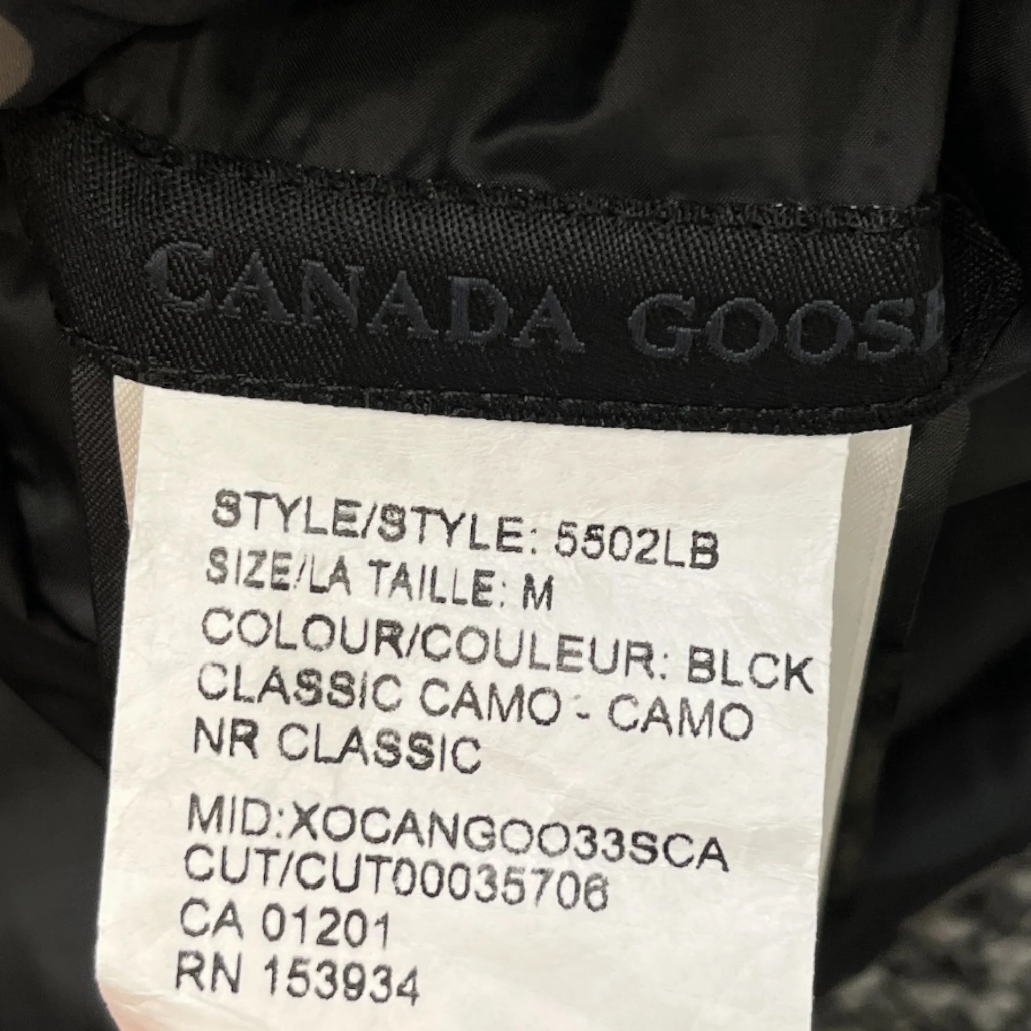 Women's Montgomery Camo Down Jacket Black Size M - Image 7