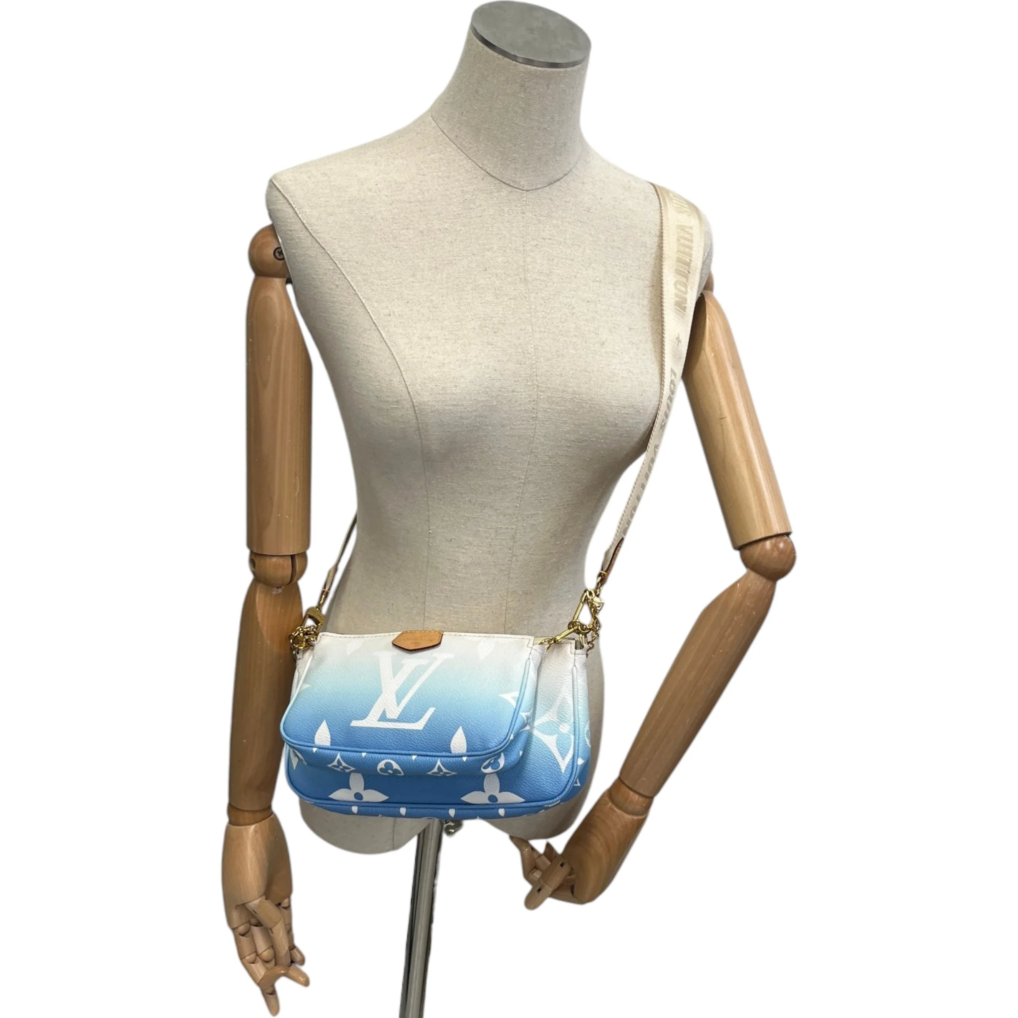 Women's Multi Pochette Accessoires Bag Blue - Image 2