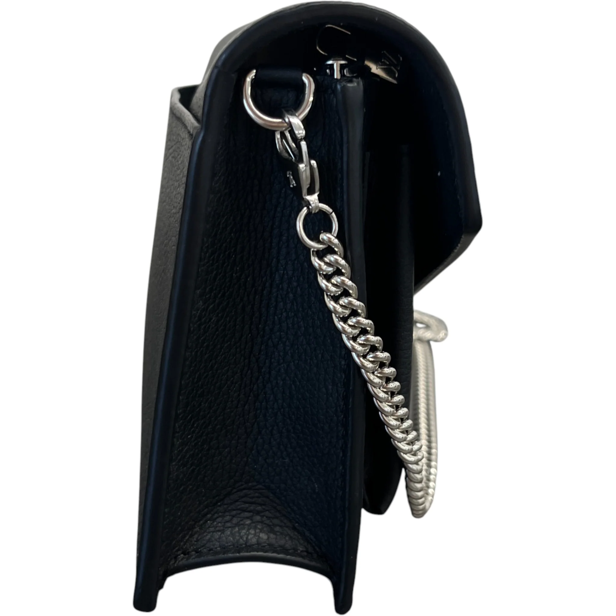 Women's Mylockme Chain Pochette Handbag Black - Image 6