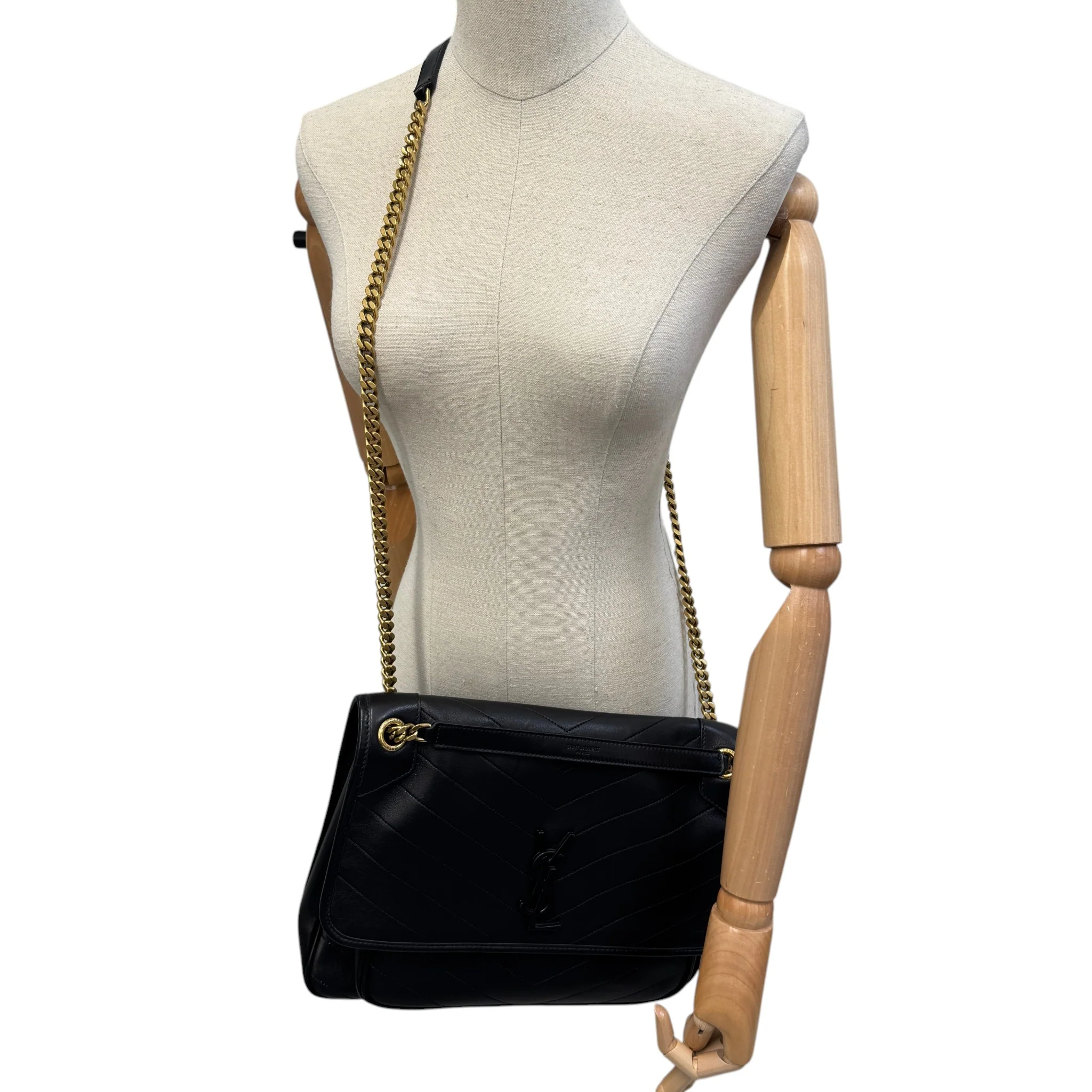 Women's Niki Medium Handbag Black - Image 2