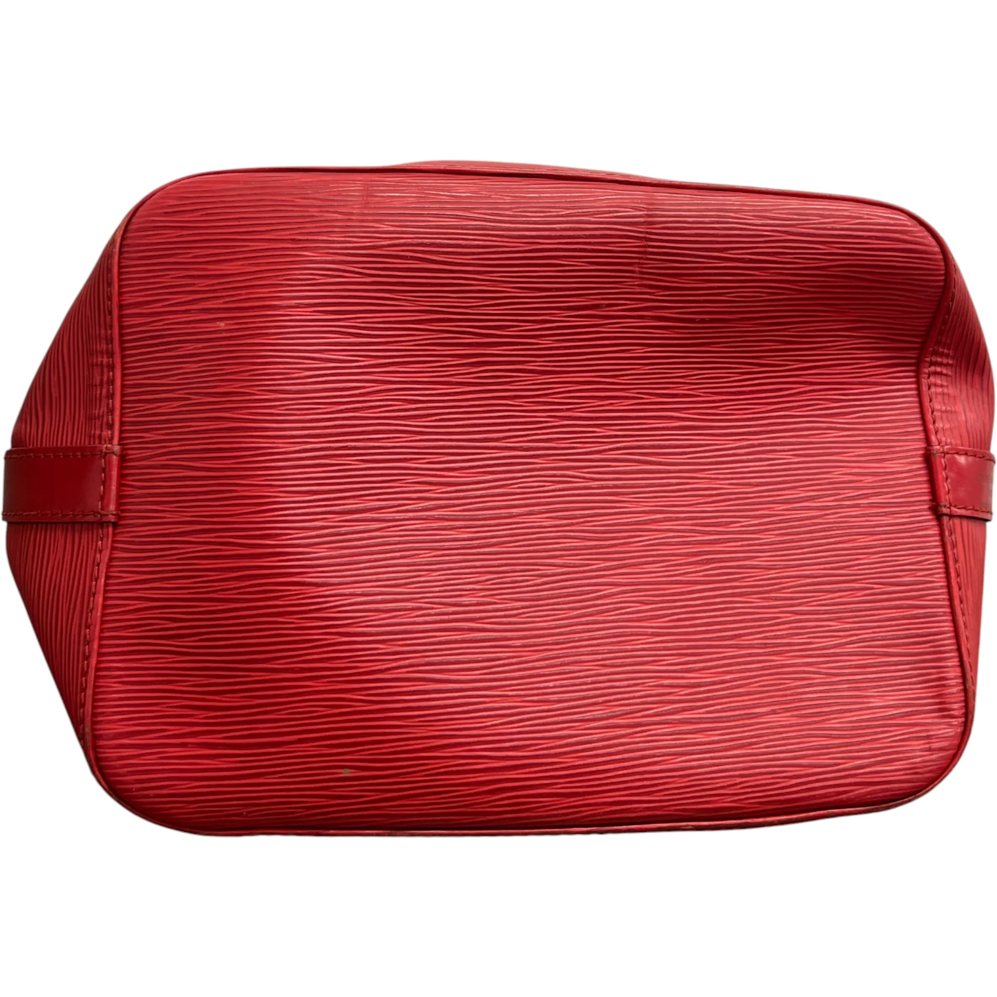 Women's Noe Epi Leather Bag Red - Image 10