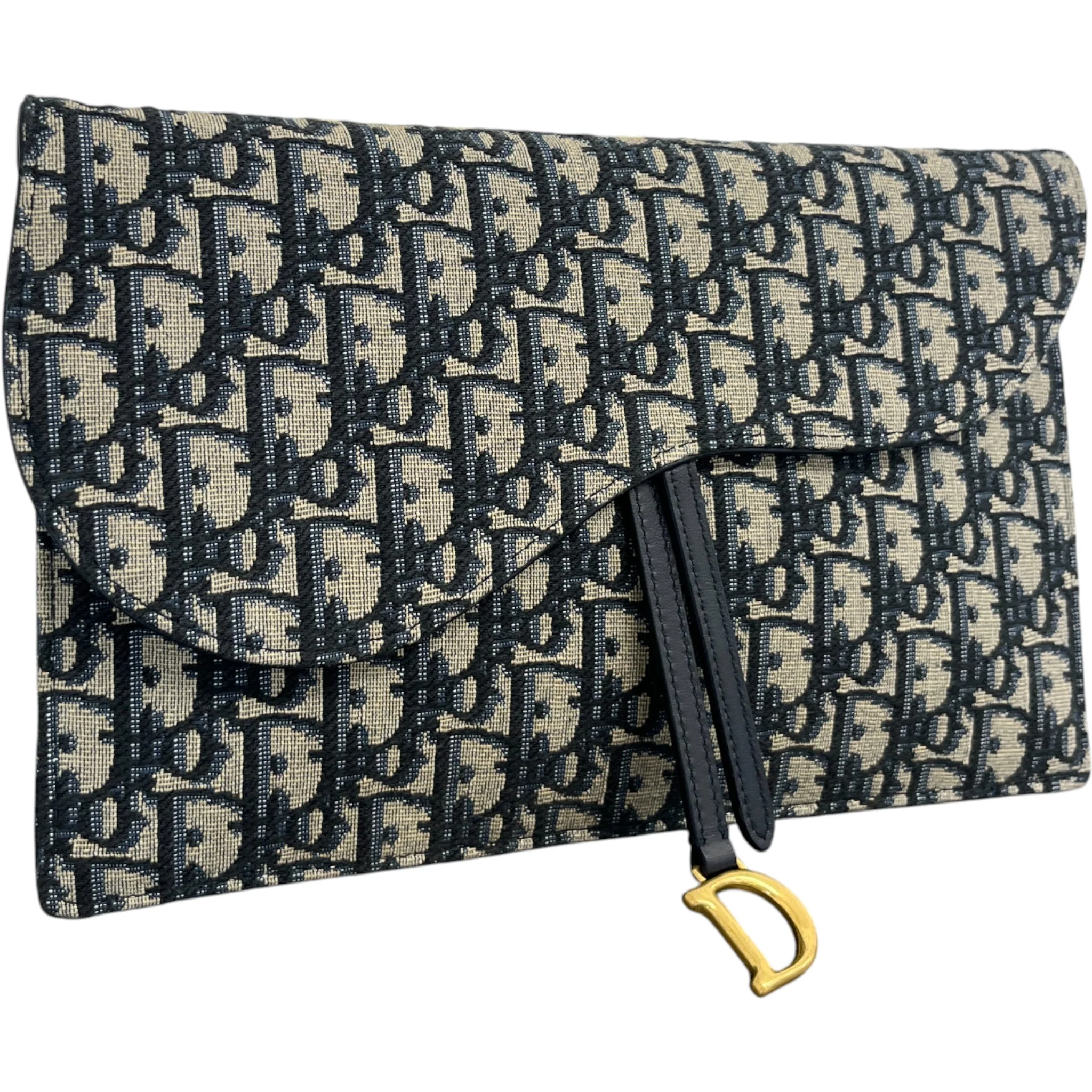 Women's Oblique Saddle Pouch Blue - Image 3