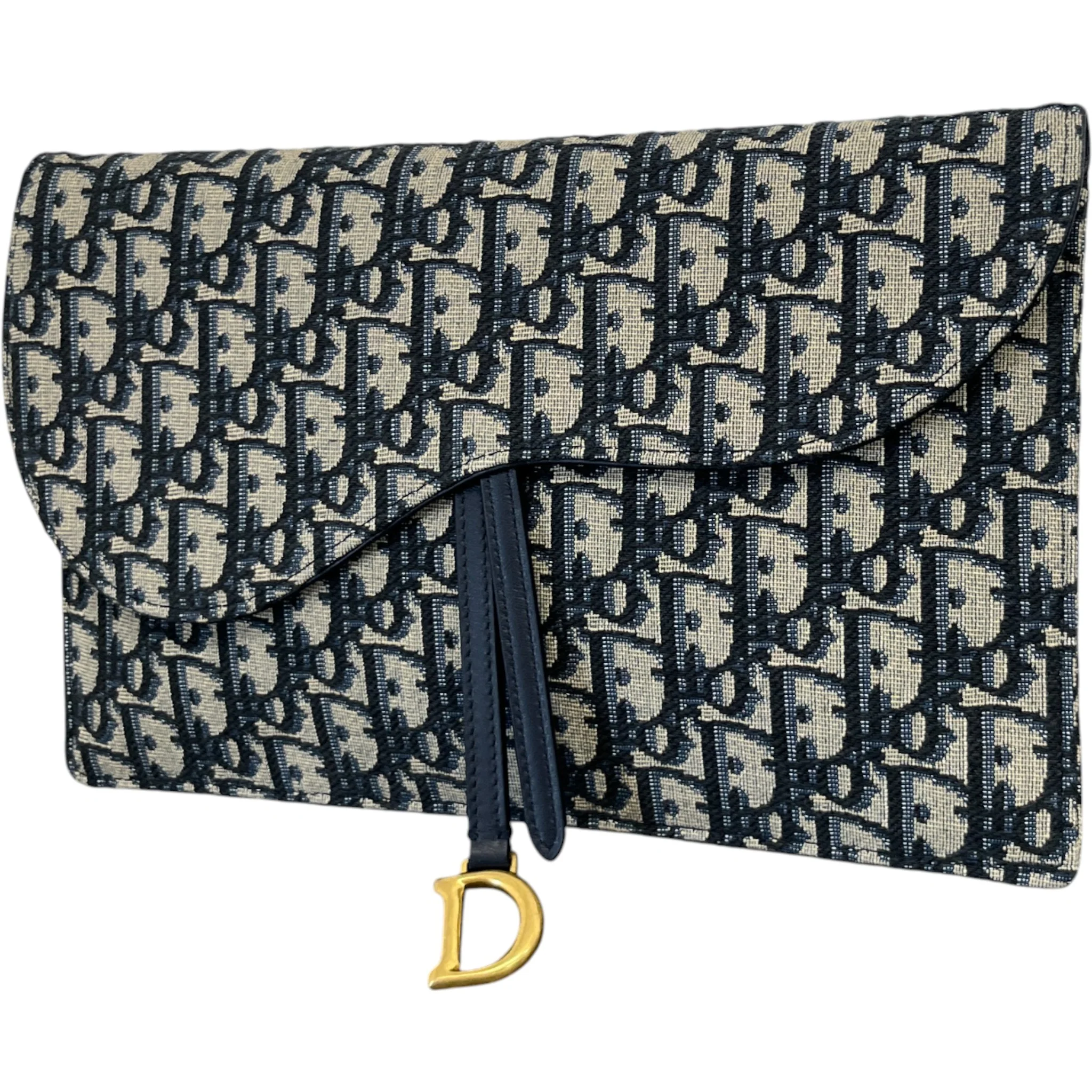 Women's Oblique Saddle Pouch Blue - Image 4