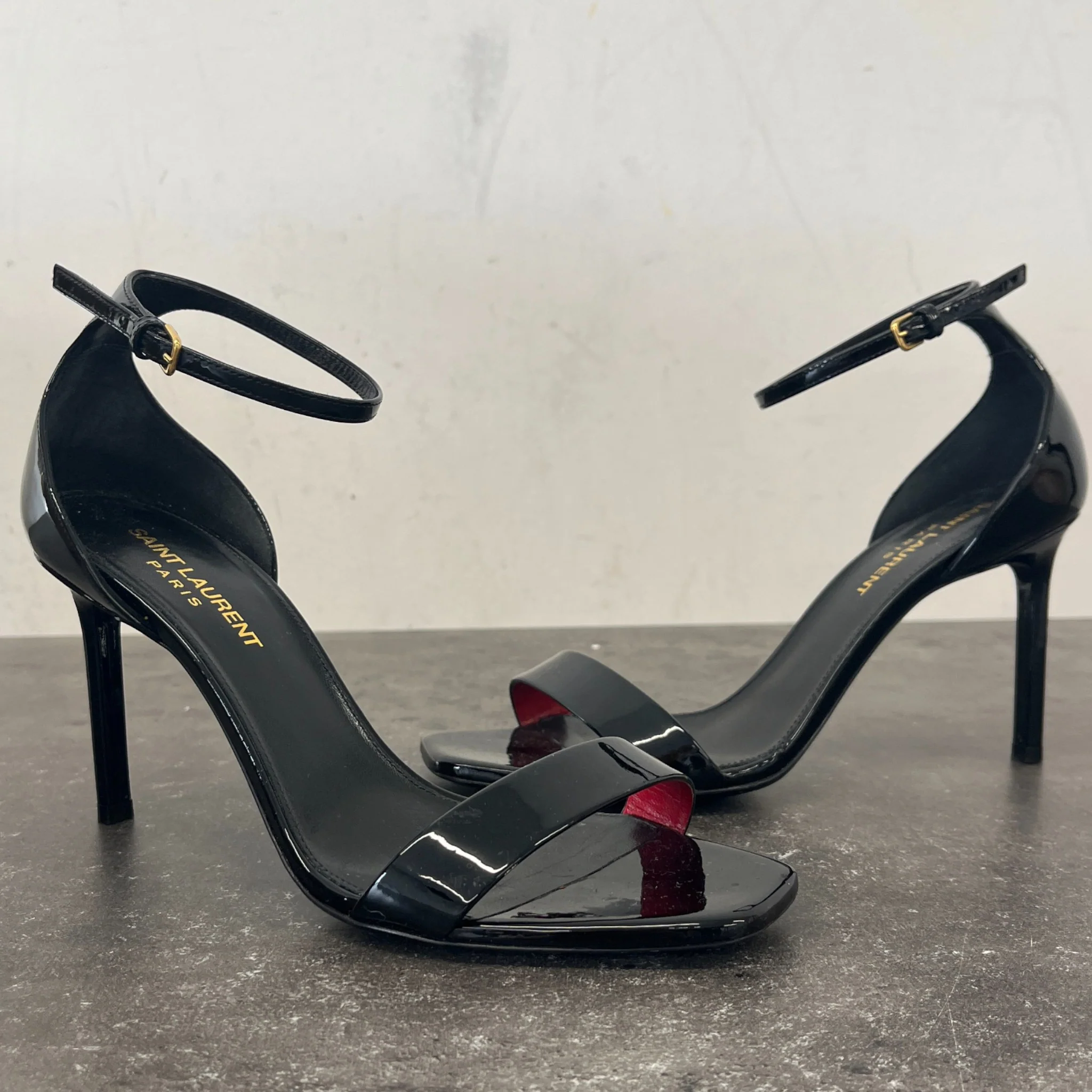 Women's Open Toe Heels Black Size EU 37 / UK 4 - Image 11