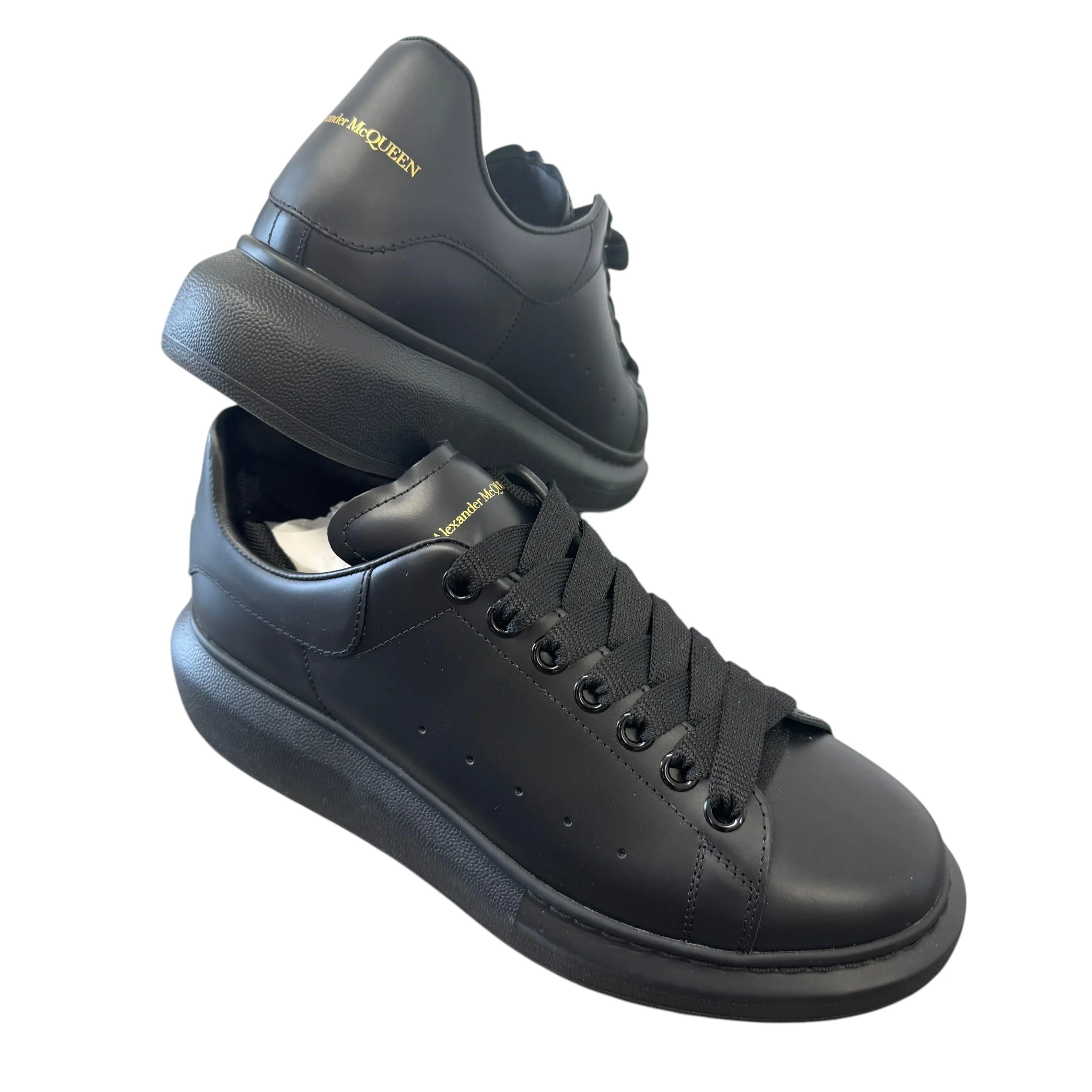 Women's Oversized Low Trainers Black Size EU 40 / UK 7 - Image 10