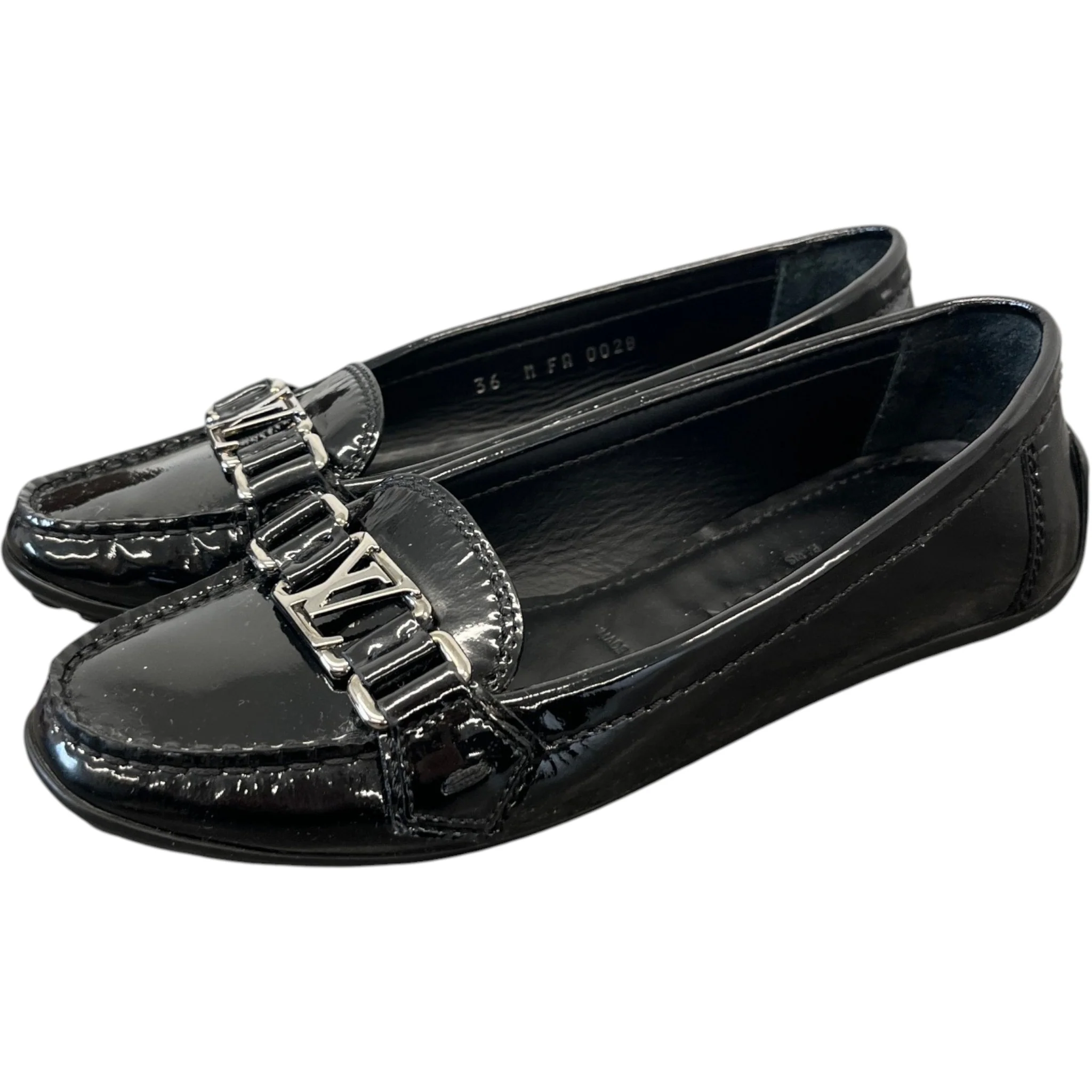Women's Oxford Loafers Black Size EU 36 / UK 3 - Image 9