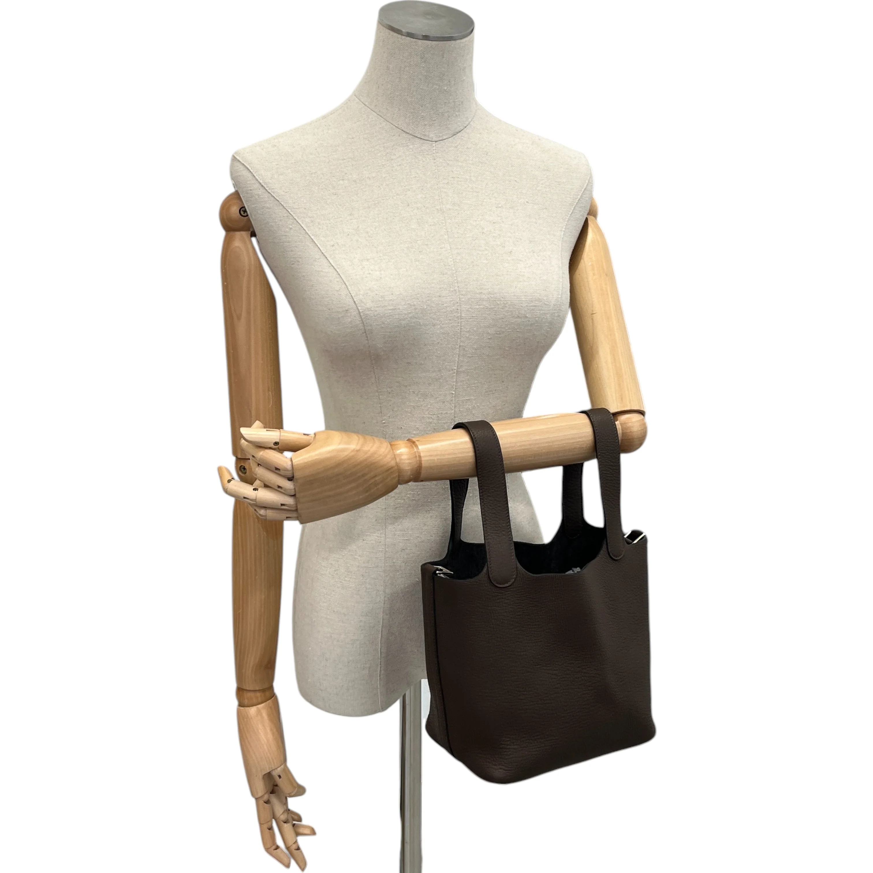 Women's Picotin 18 Clemence Bag Brown - Image 2