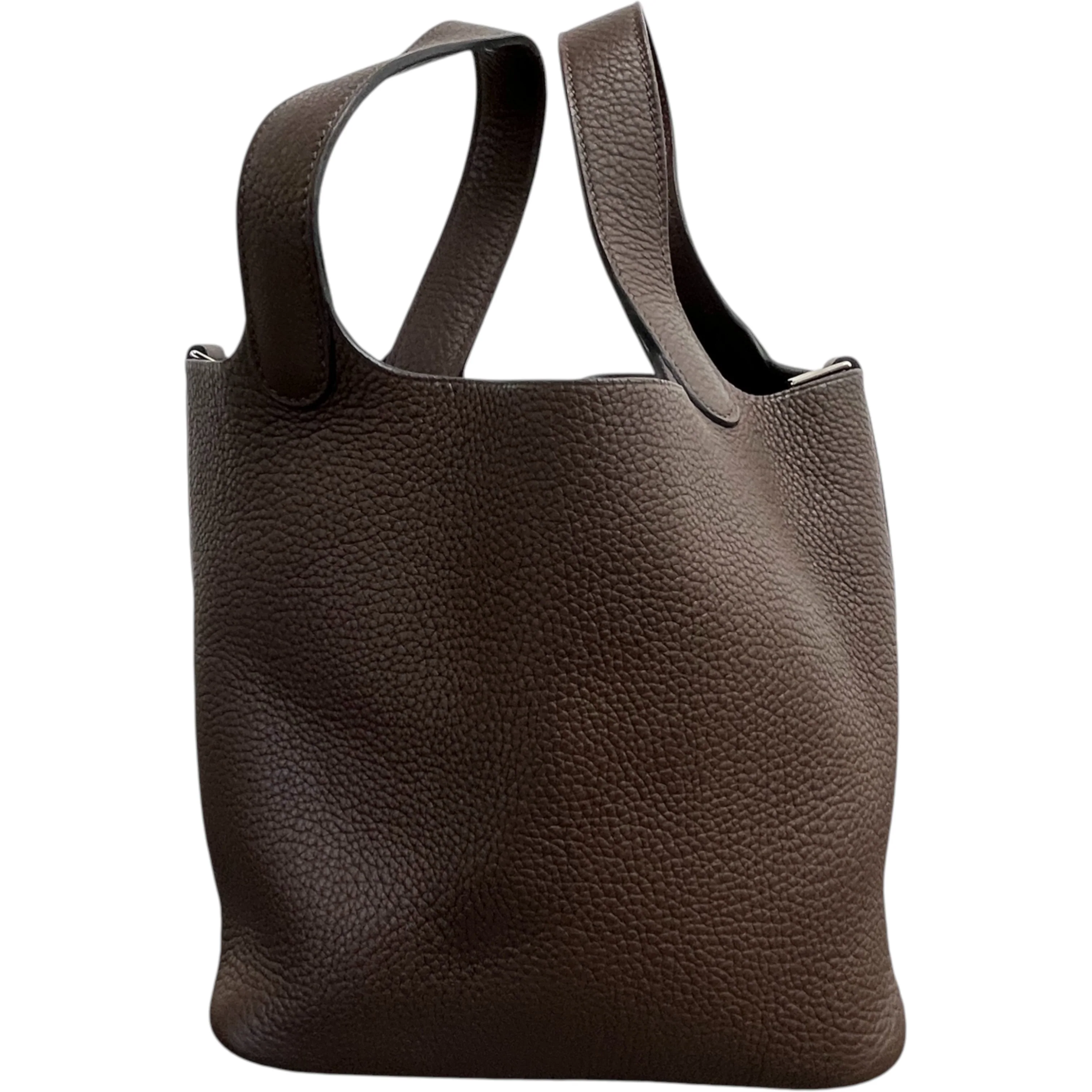 Women's Picotin 18 Clemence Bag Brown - Image 3