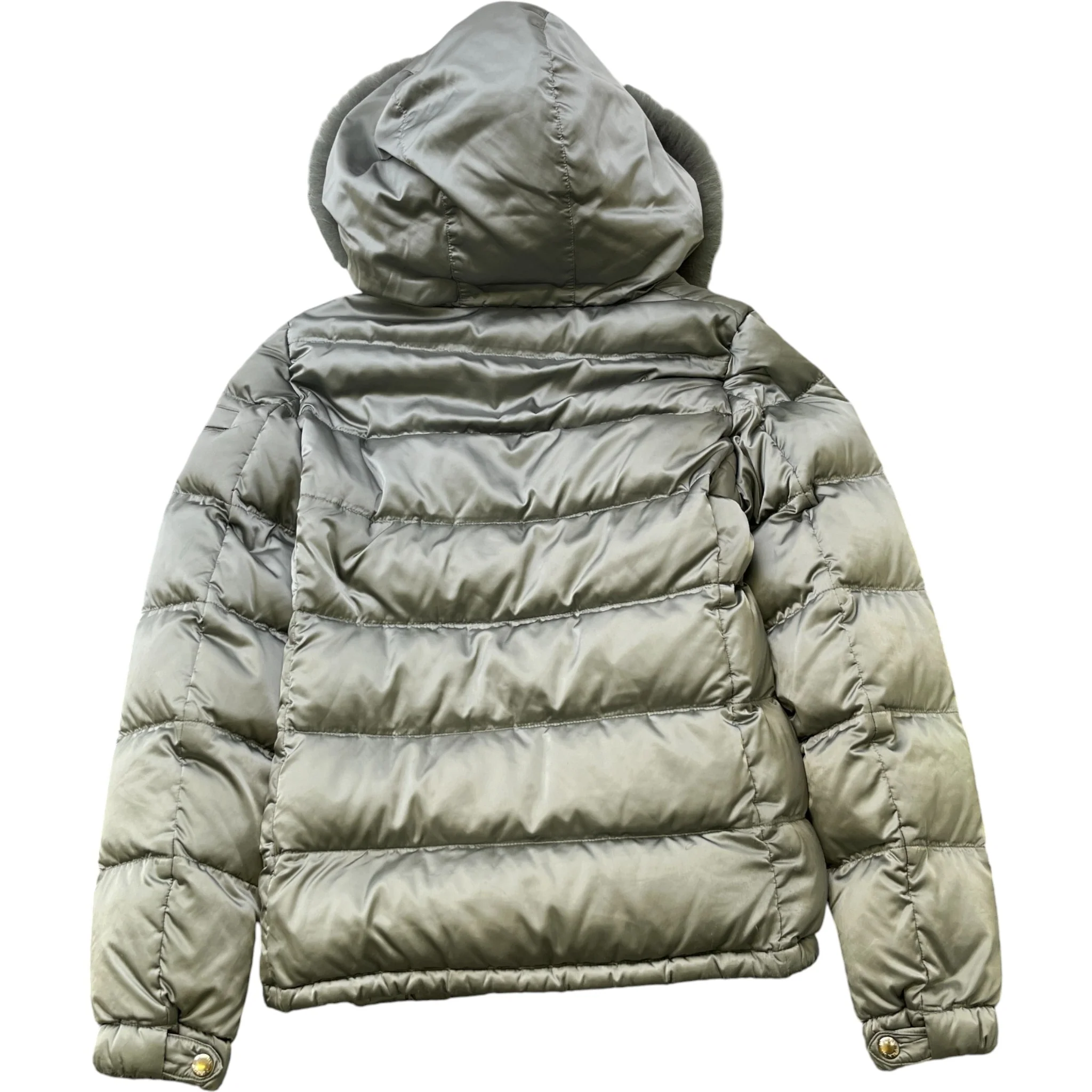 Women's Plaque Logo Size It 46 / Uk 14 Down Jacket Green Size XL - Image 2
