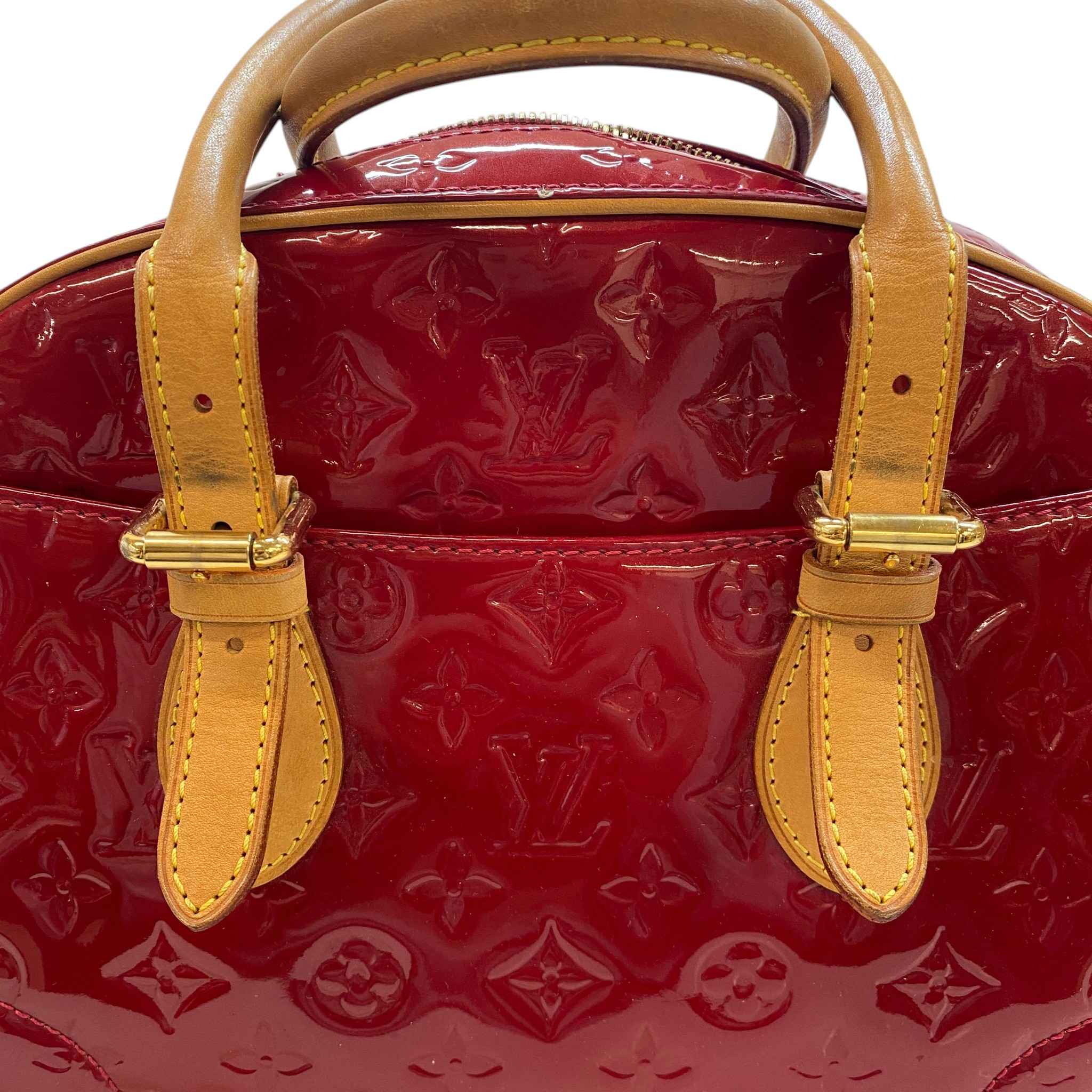 Women's Pomme D'Amour Vernis Summit Handbag Red - Image 11