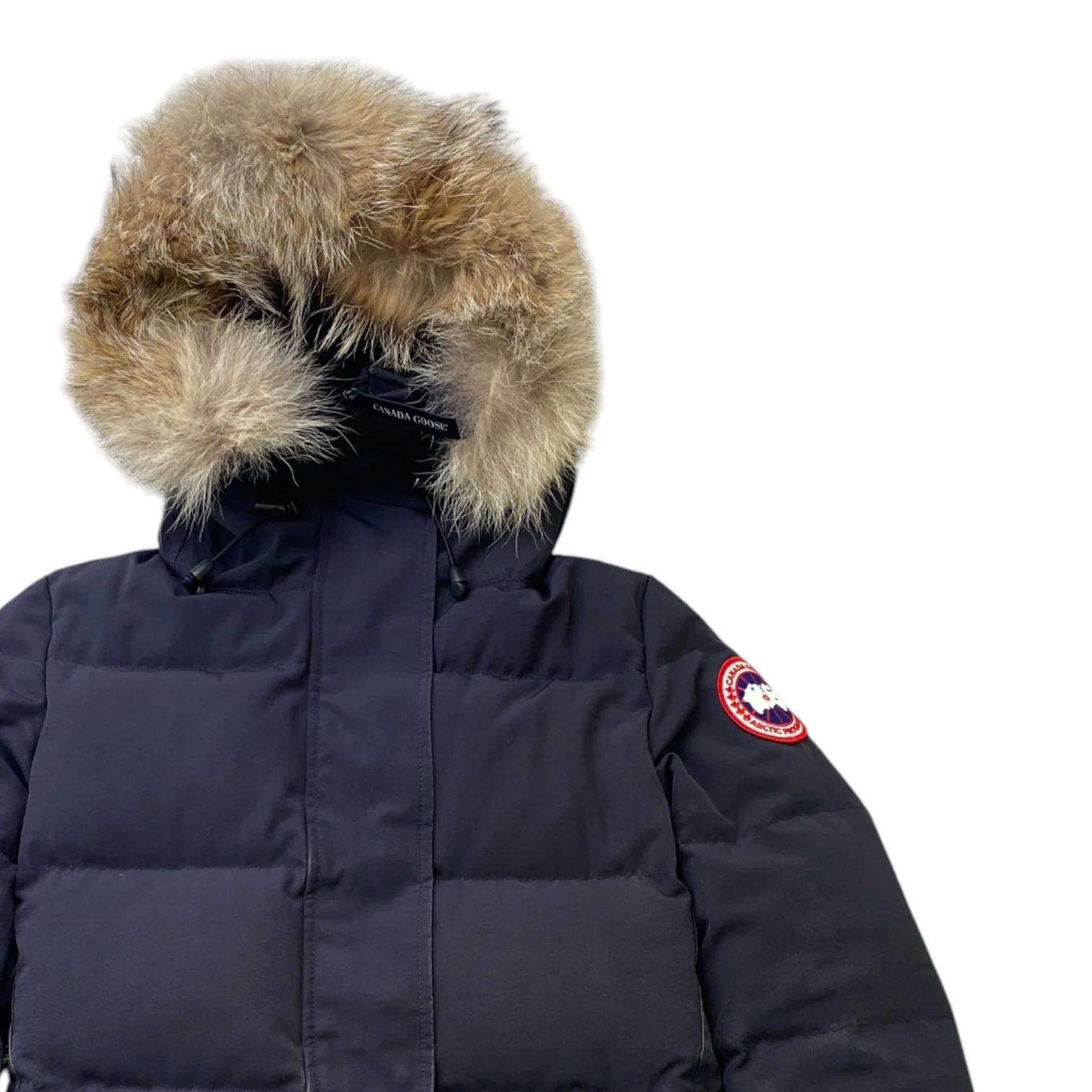 Women's Portland Parka Down Jacket Navy Size S - Image 3