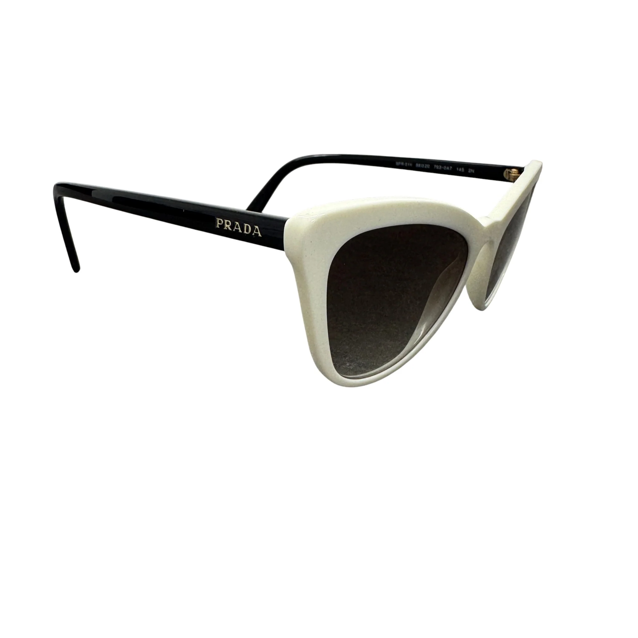 Women's Pr 01V Sunglasses White - Image 3