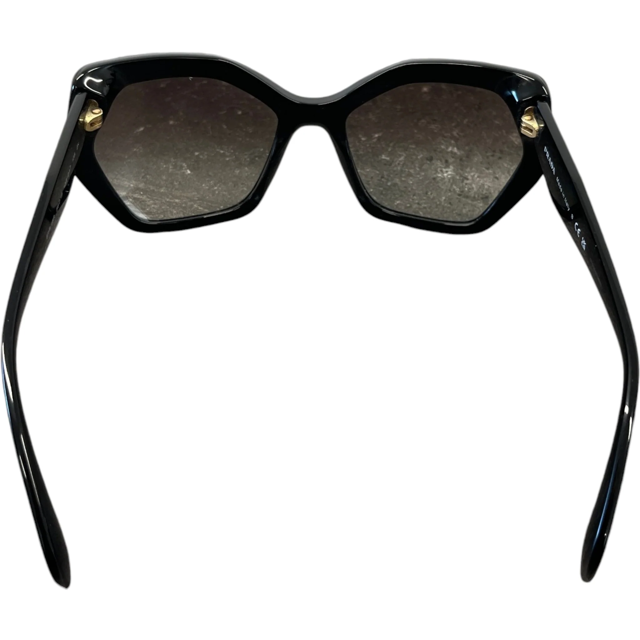Women's Pr 16Ws Irregular Sunglasses Black - Image 4