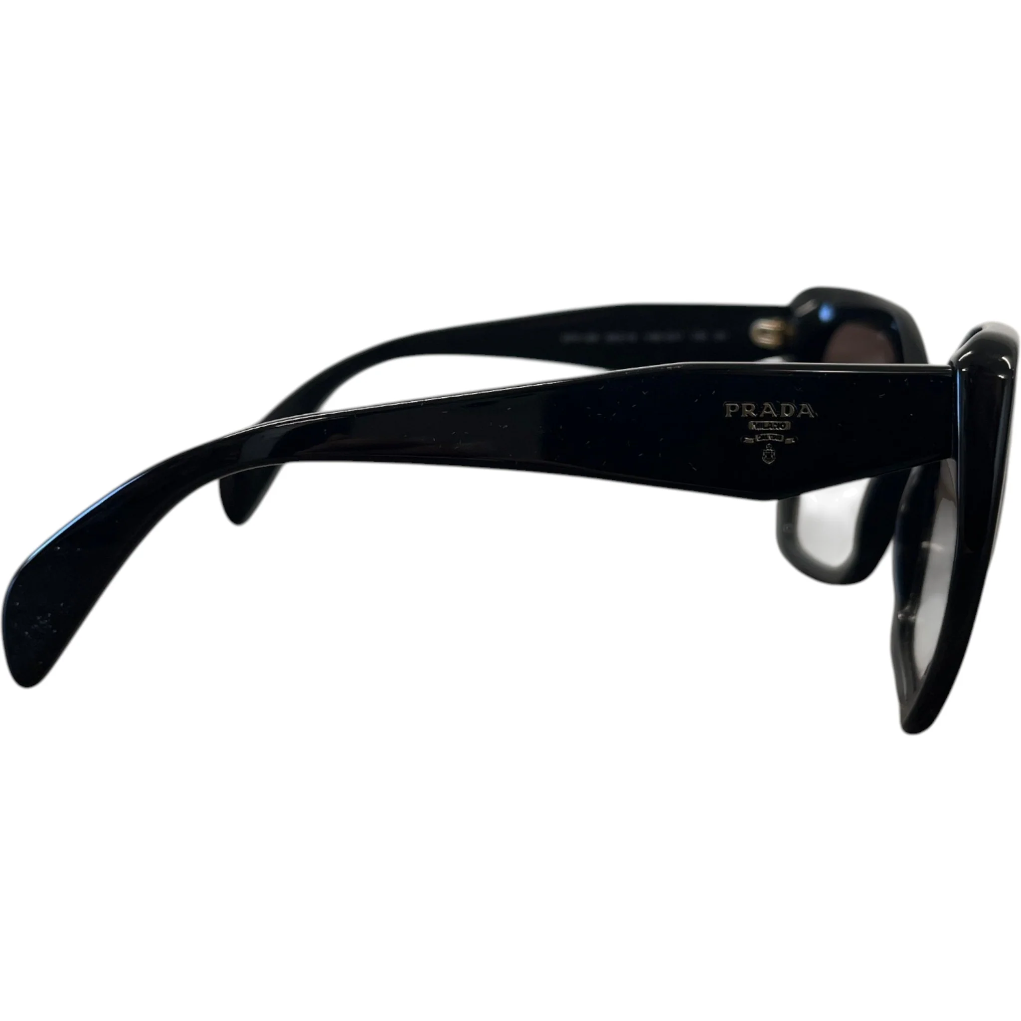 Women's Pr 16Ws Irregular Sunglasses Black - Image 5