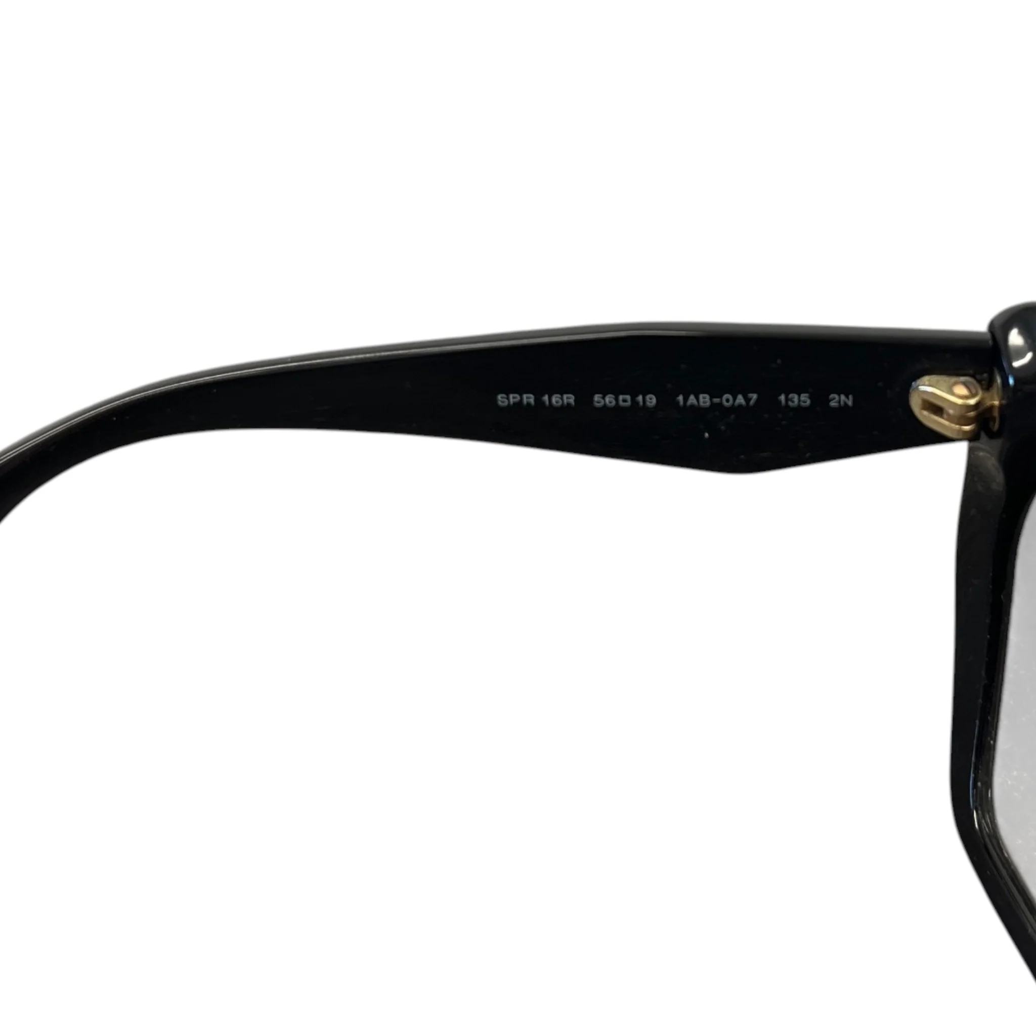 Women's Pr 16Ws Irregular Sunglasses Black - Image 7
