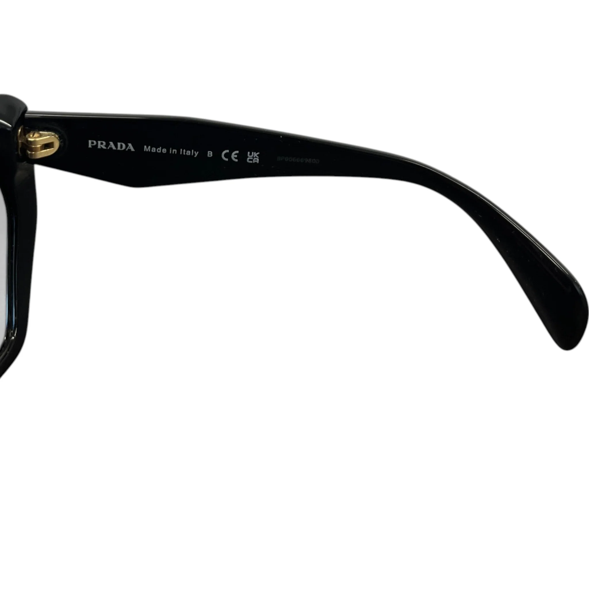 Women's Pr 16Ws Irregular Sunglasses Black - Image 8