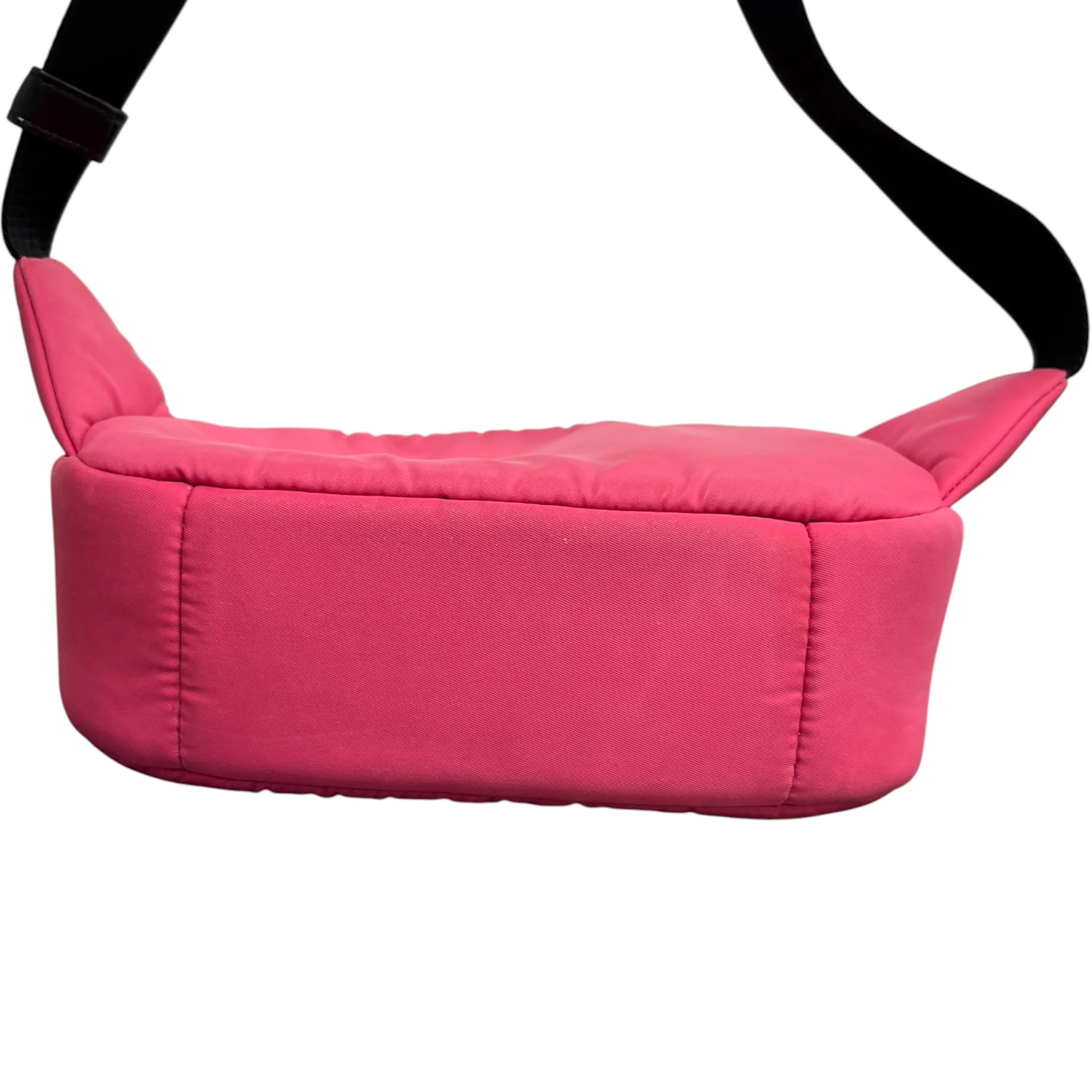 Women's Re-Nylon Plaque Logo Belt Bag Pink - Image 9